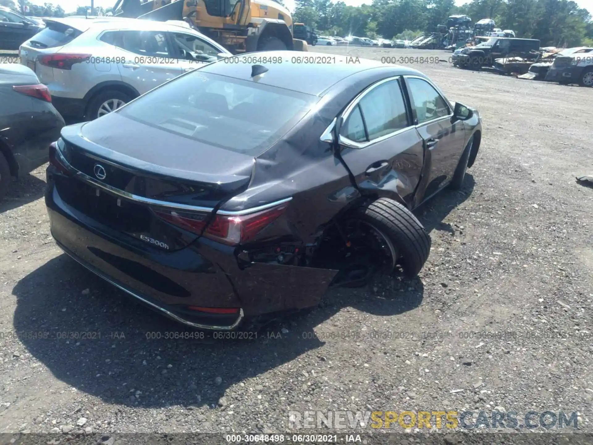 6 Photograph of a damaged car 58AEA1C16MU005543 LEXUS ES 2021