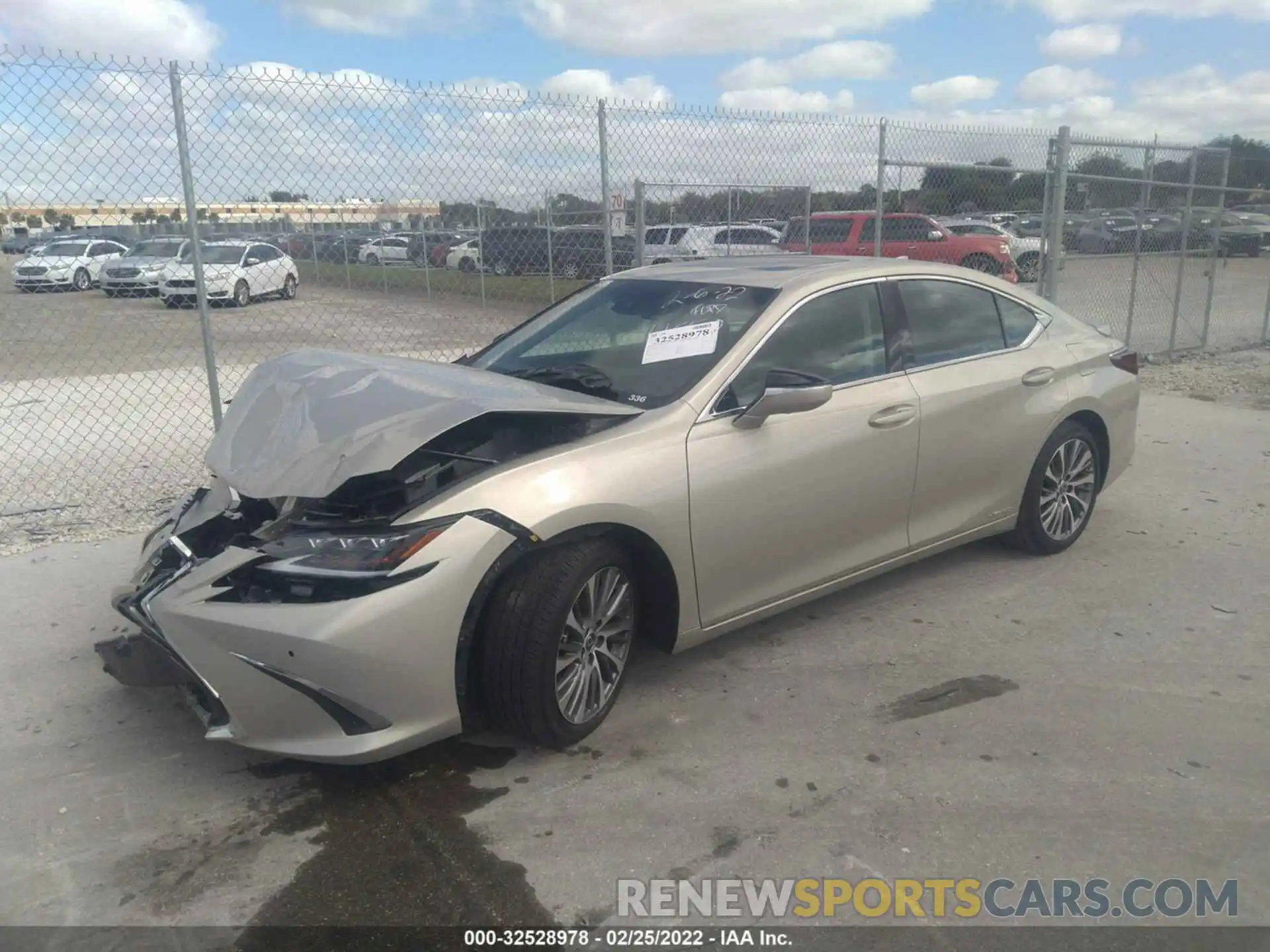 2 Photograph of a damaged car 58AEA1C19MU004550 LEXUS ES 2021