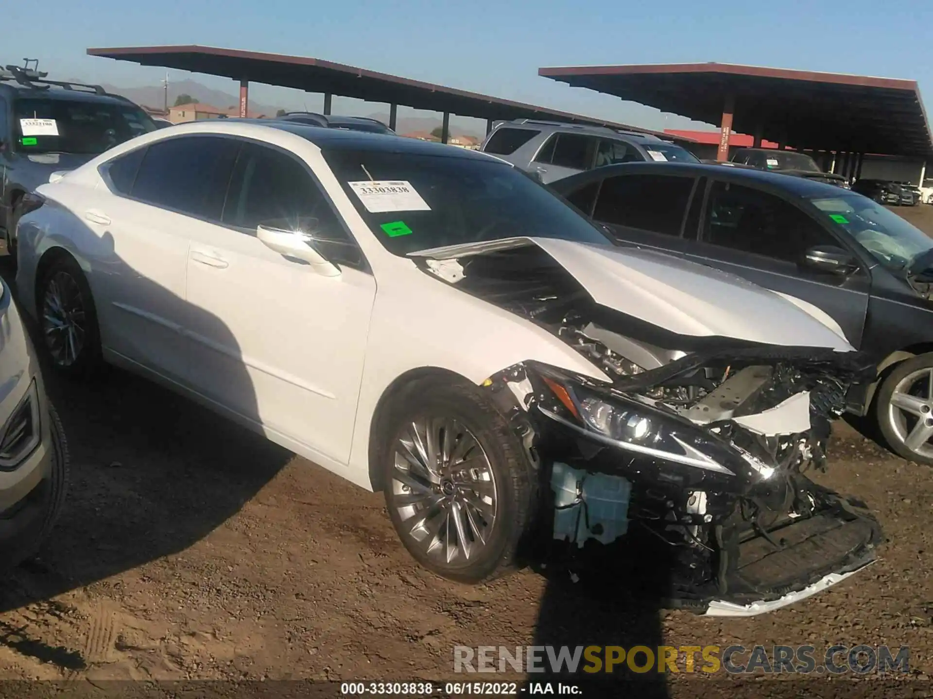 1 Photograph of a damaged car 58AEZ1B18MU100941 LEXUS ES 2021