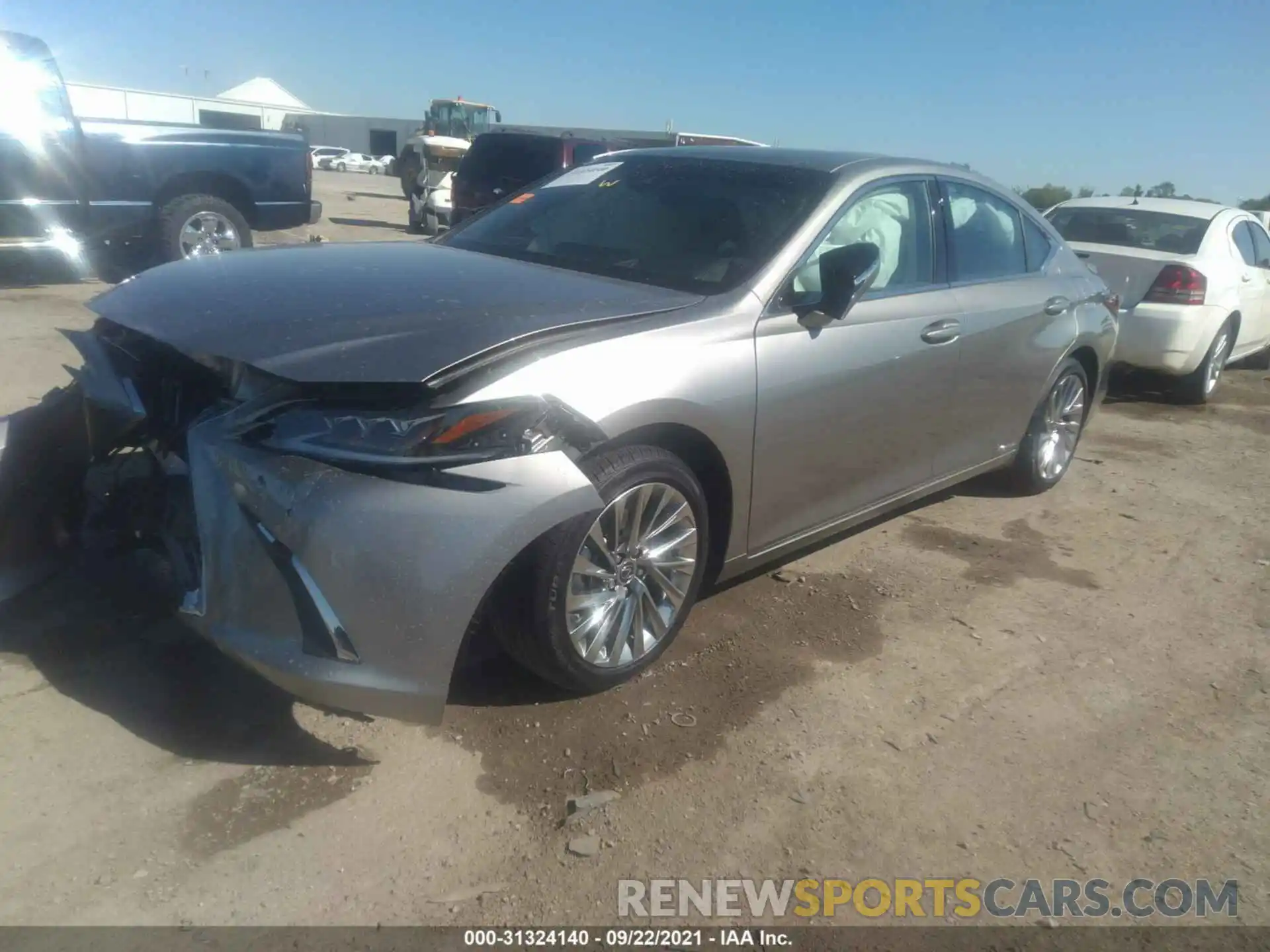 2 Photograph of a damaged car 58AFA1C11MU011769 LEXUS ES 2021