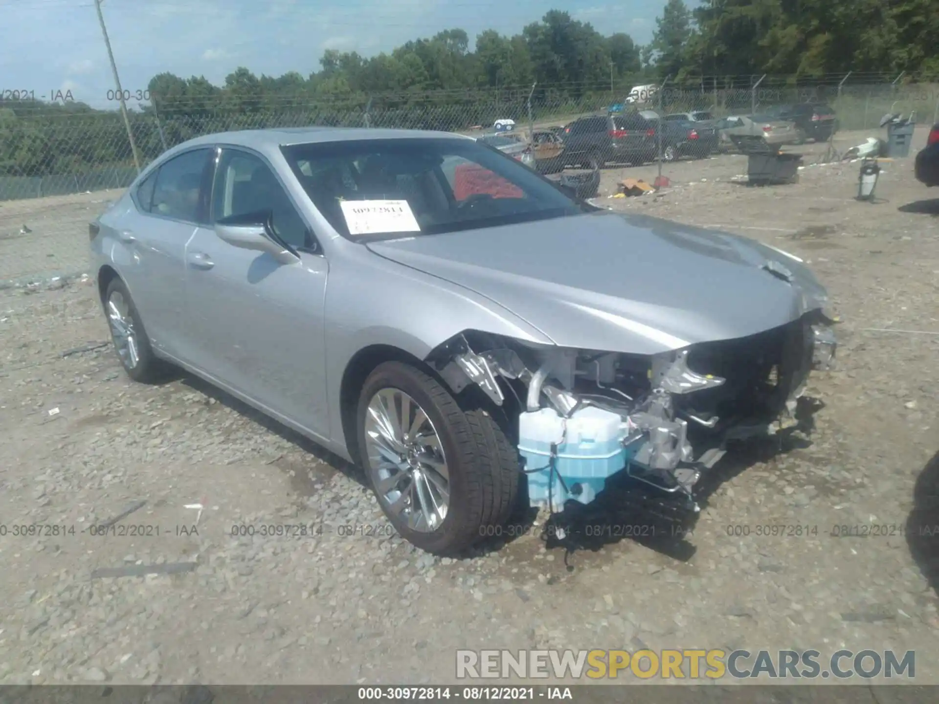 1 Photograph of a damaged car 58AFA1C19MU006867 LEXUS ES 2021