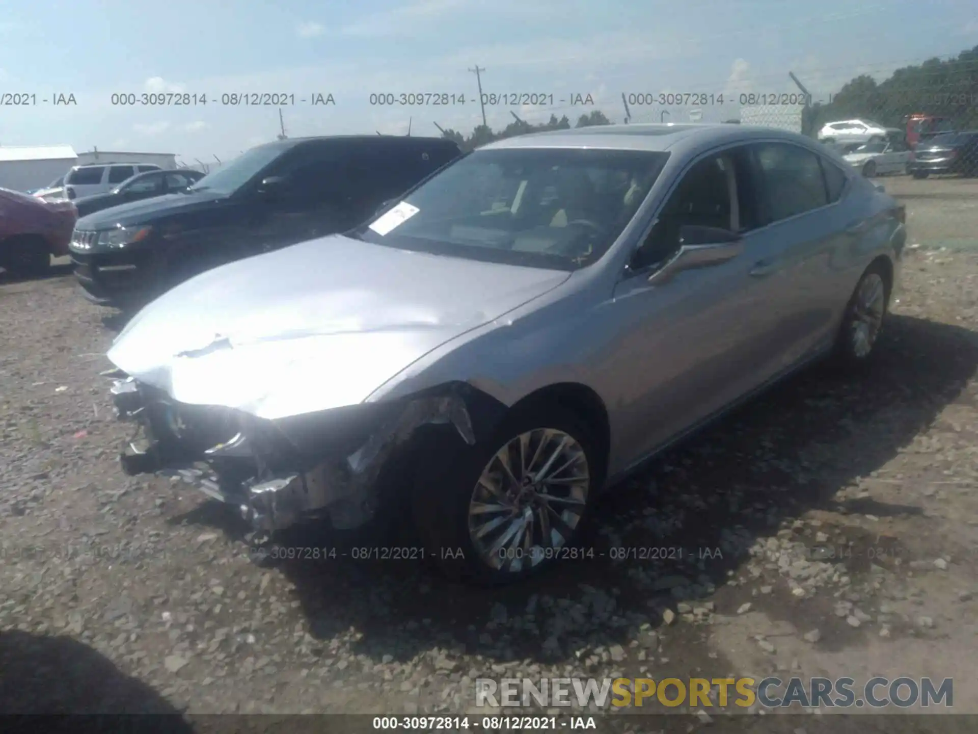 2 Photograph of a damaged car 58AFA1C19MU006867 LEXUS ES 2021