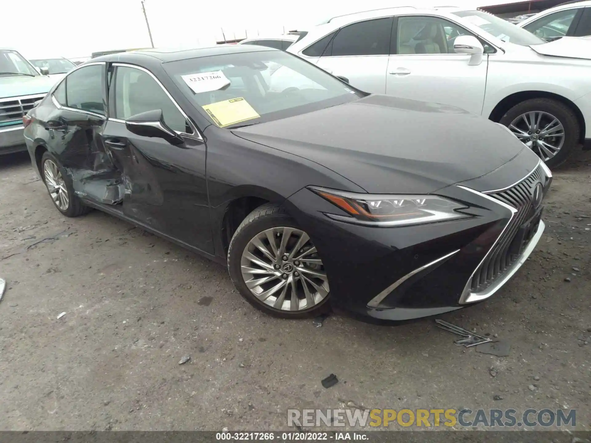 1 Photograph of a damaged car 58AFA1C1XMU012502 LEXUS ES 2021