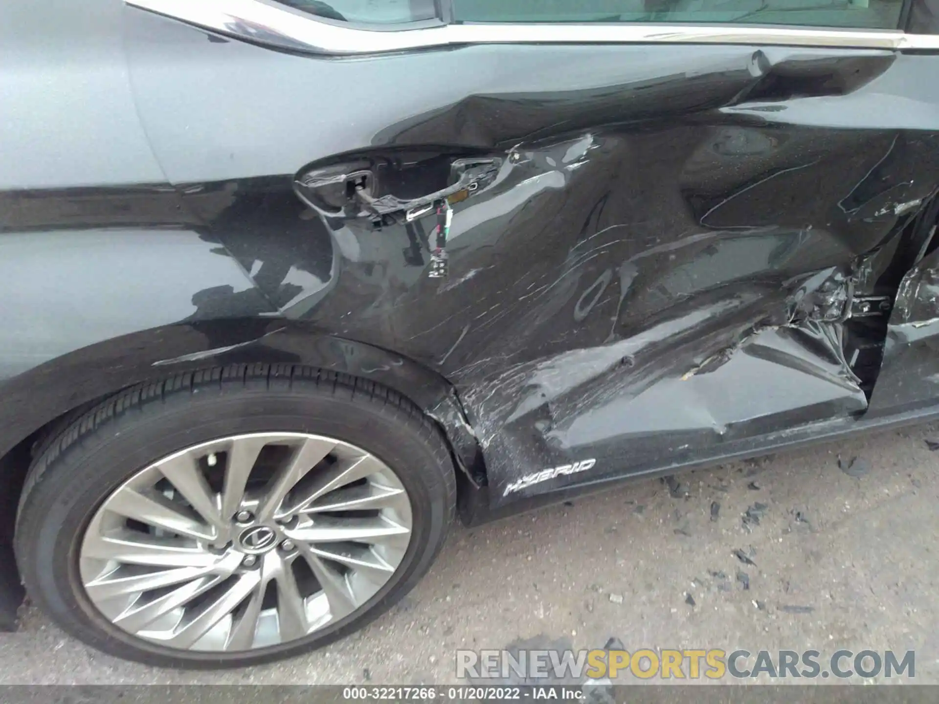 6 Photograph of a damaged car 58AFA1C1XMU012502 LEXUS ES 2021