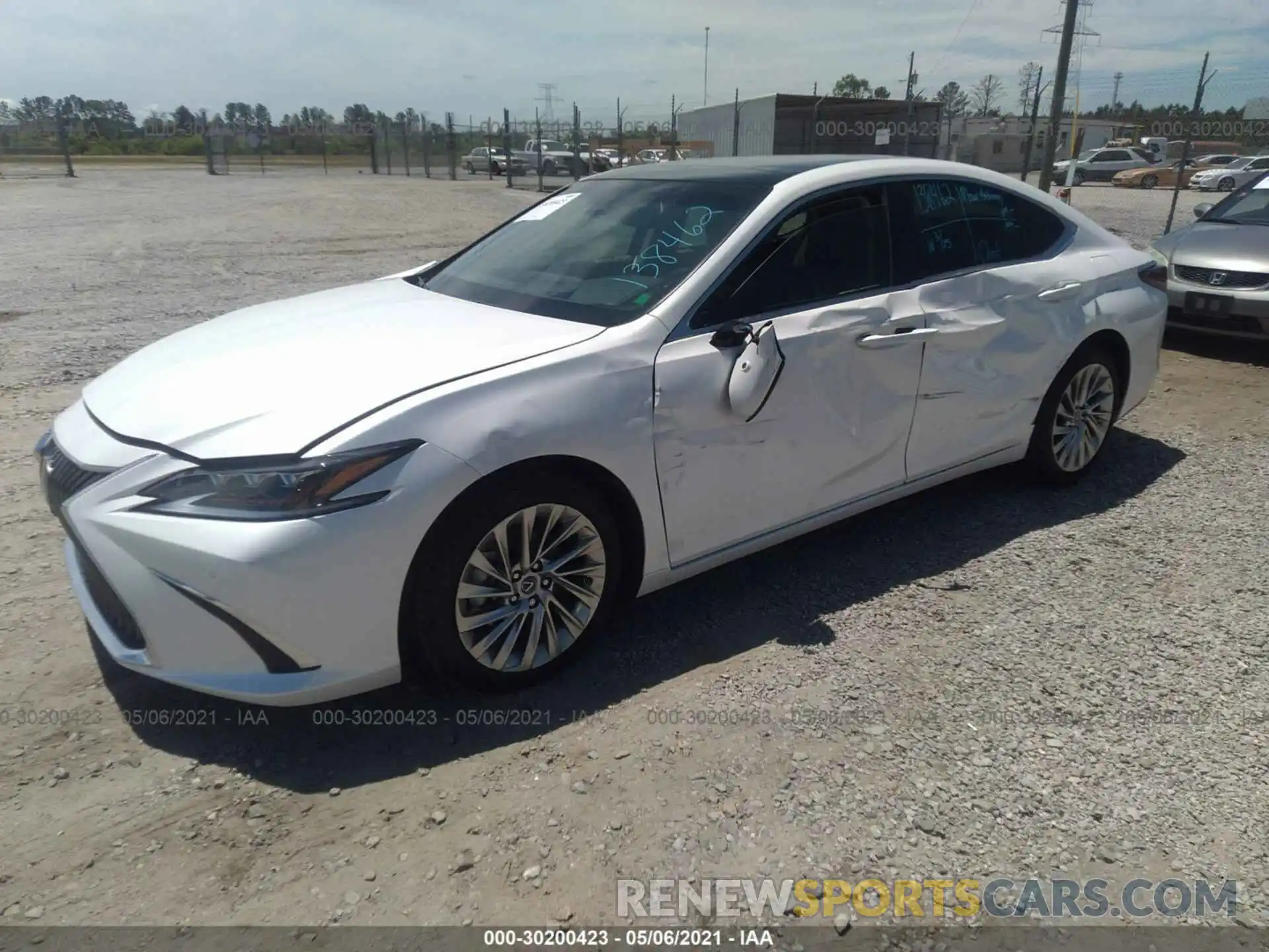 2 Photograph of a damaged car 58AFZ1B15MU093256 LEXUS ES 2021