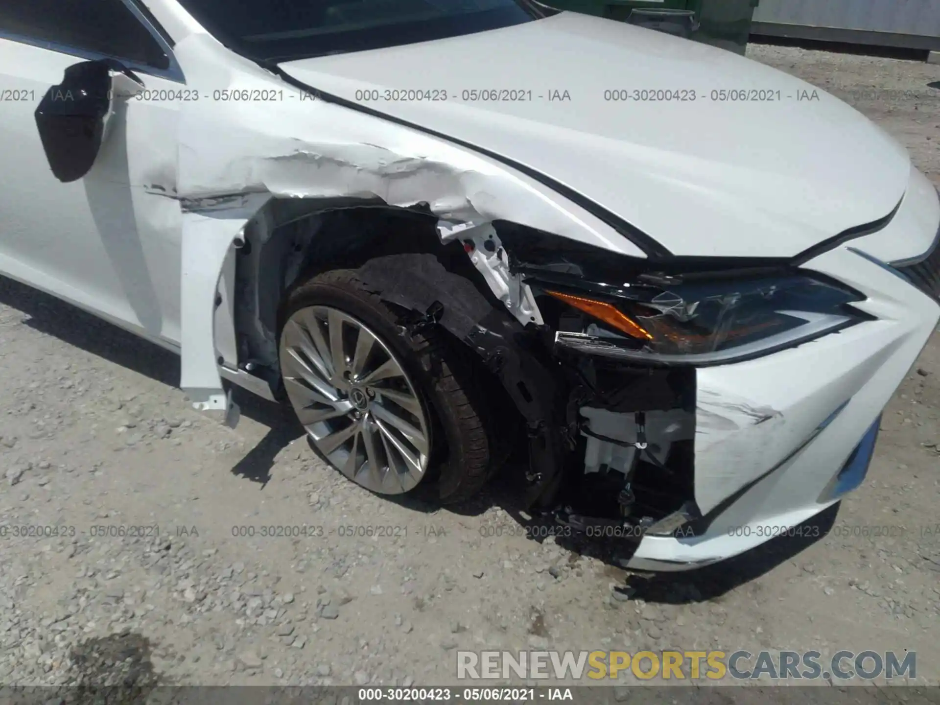 6 Photograph of a damaged car 58AFZ1B15MU093256 LEXUS ES 2021