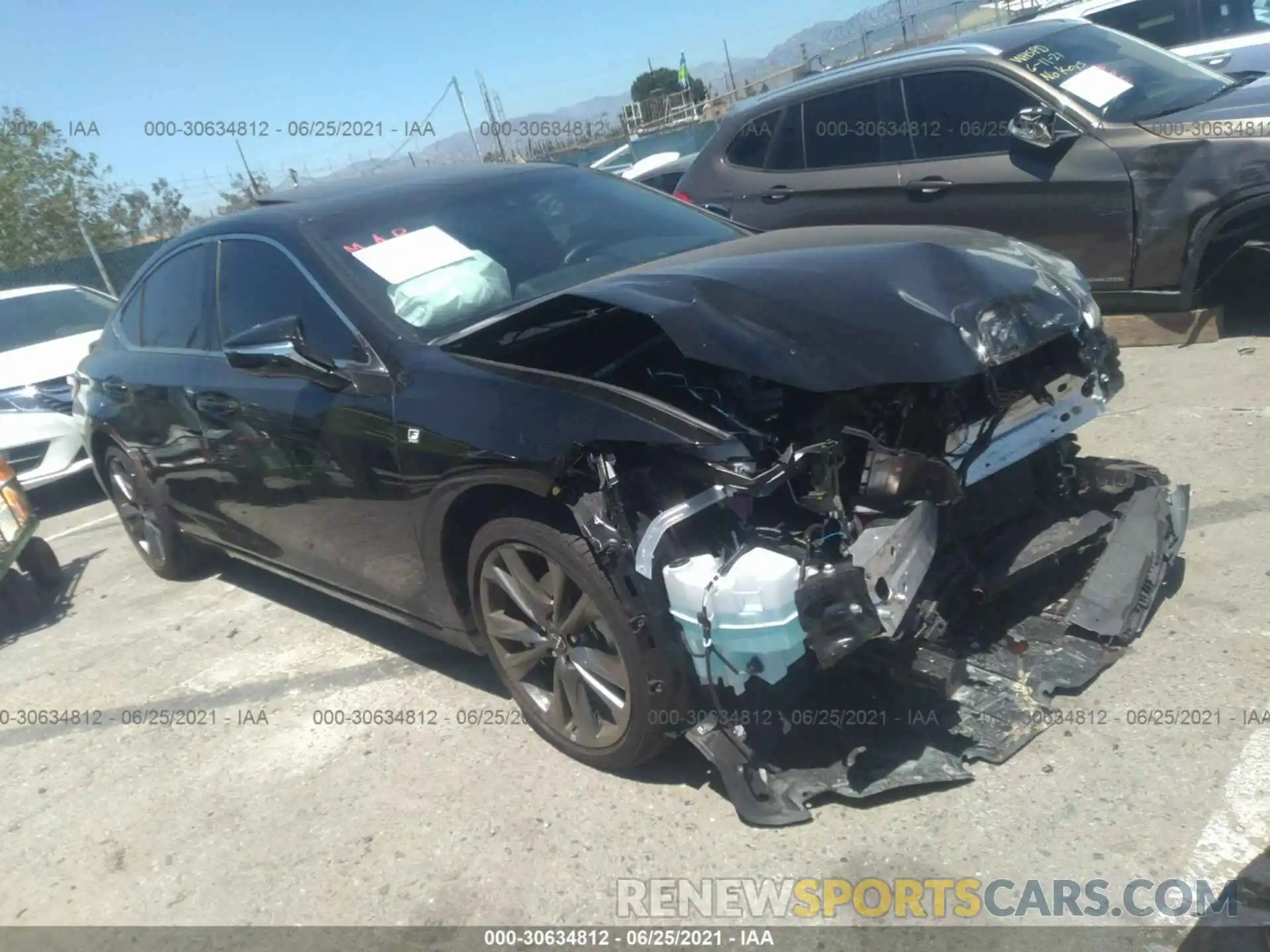 1 Photograph of a damaged car 58AG11D15MU004780 LEXUS ES 2021