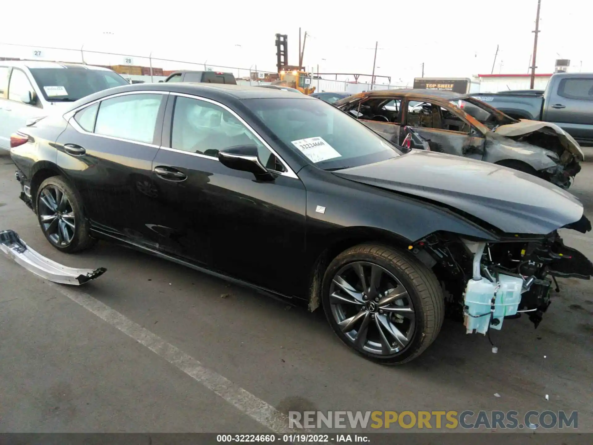 1 Photograph of a damaged car 58AG11D16MU004626 LEXUS ES 2021