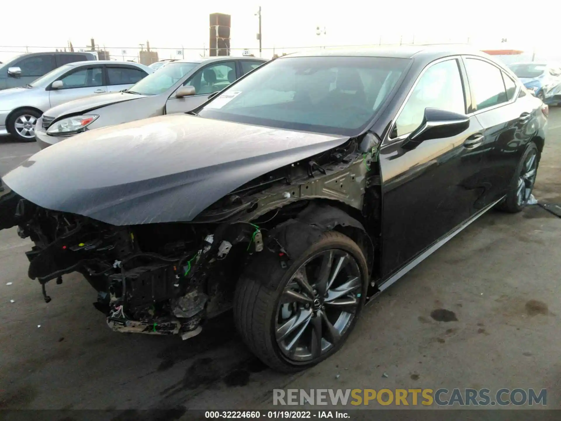 2 Photograph of a damaged car 58AG11D16MU004626 LEXUS ES 2021