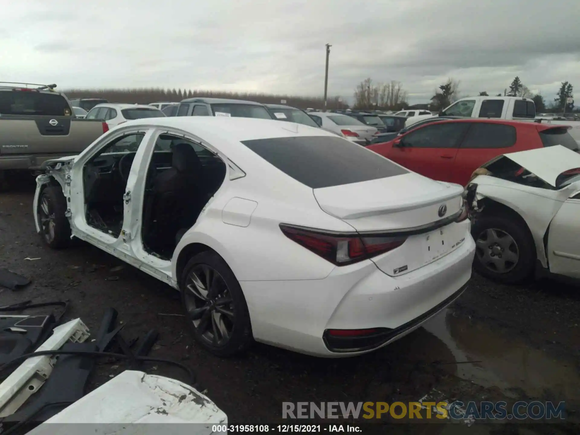 3 Photograph of a damaged car 58AG11D18MU001372 LEXUS ES 2021