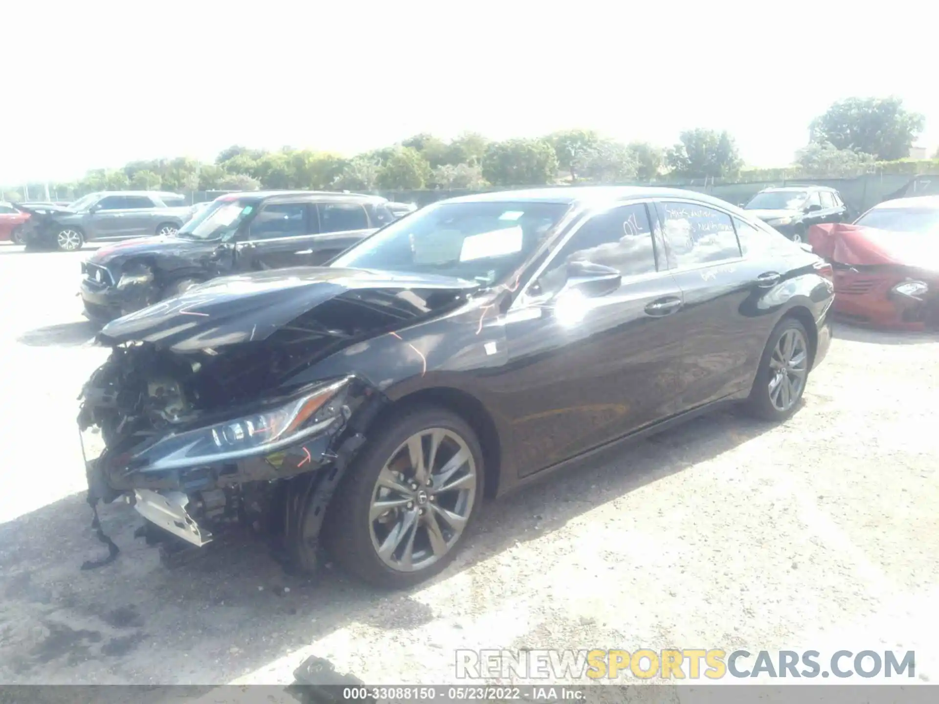 2 Photograph of a damaged car 58AGZ1B10MU104913 LEXUS ES 2021