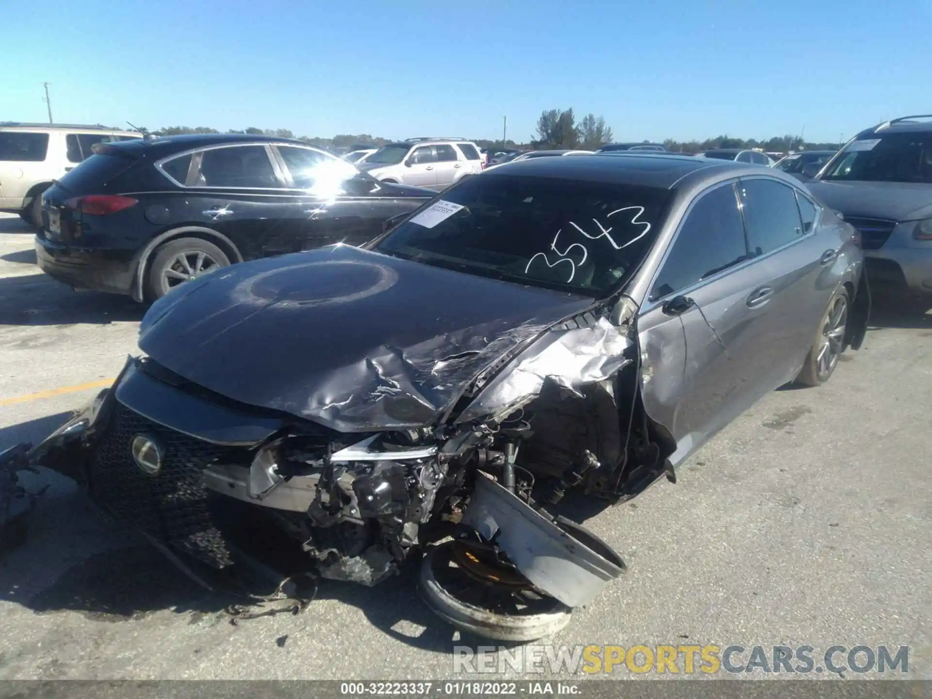 6 Photograph of a damaged car 58AGZ1B12MU093543 LEXUS ES 2021