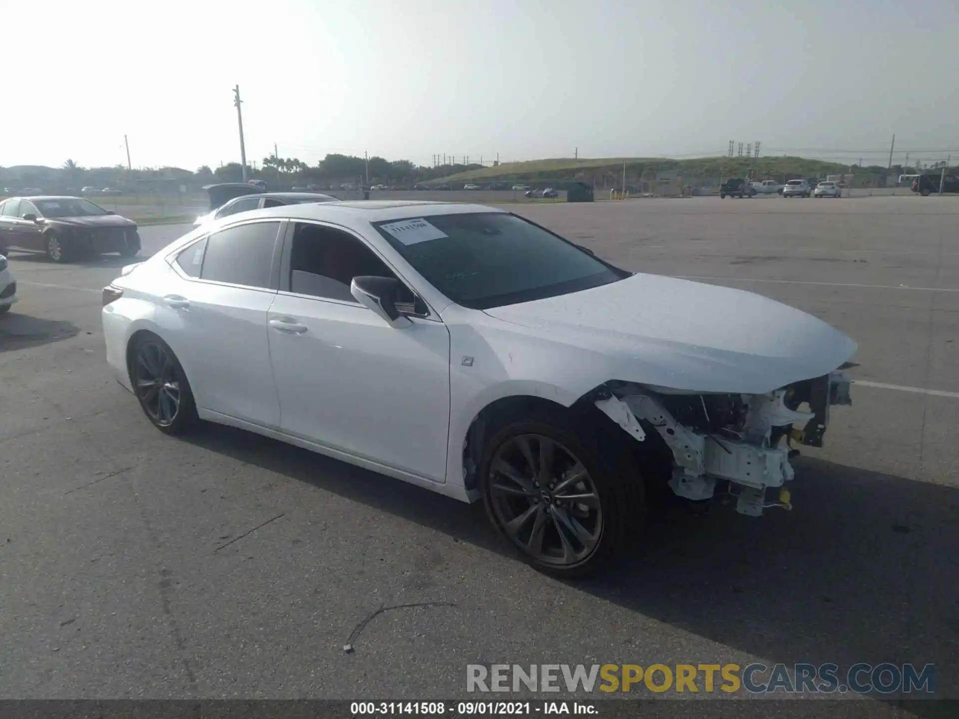 1 Photograph of a damaged car 58AGZ1B12MU104802 LEXUS ES 2021