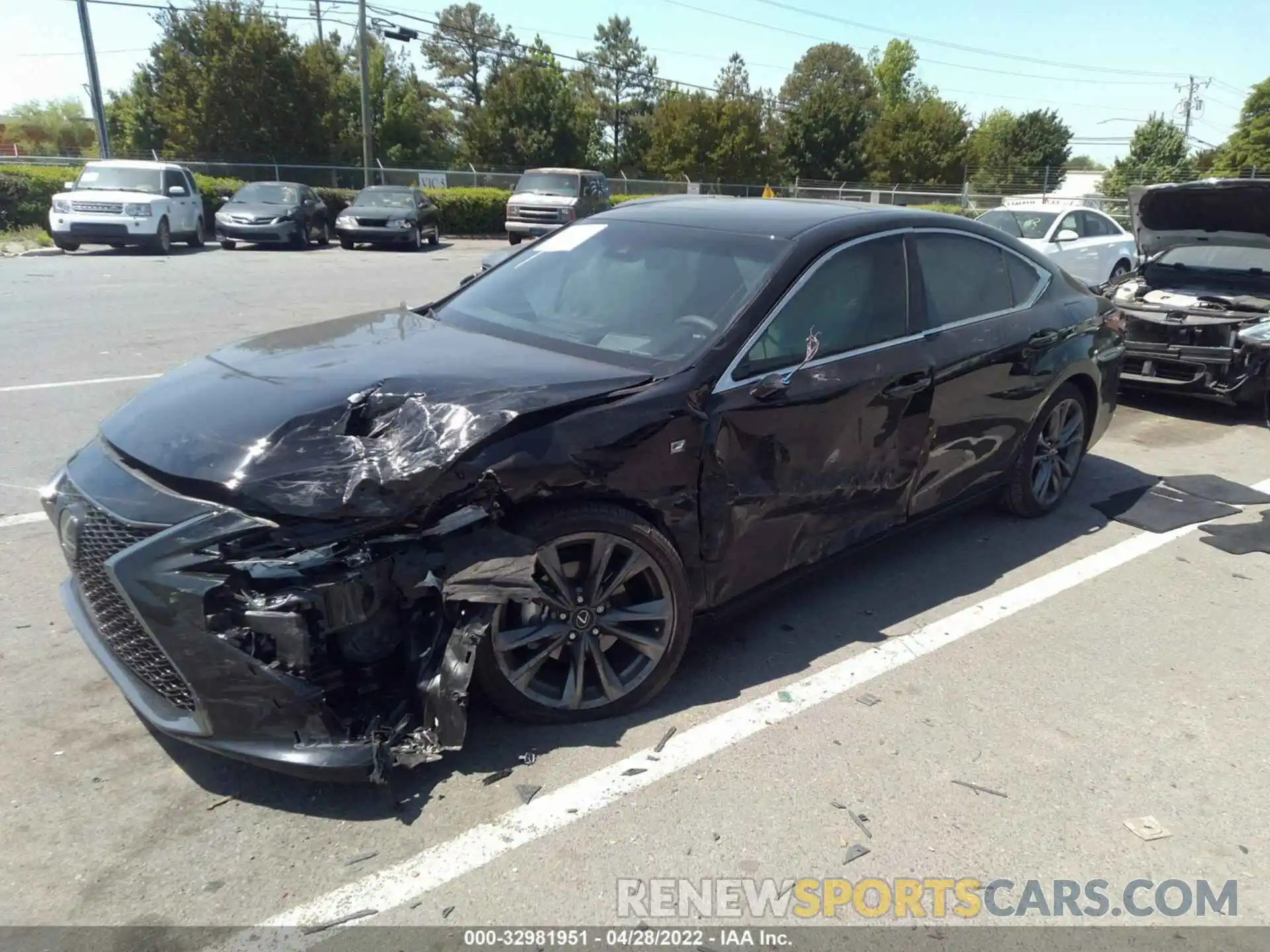 2 Photograph of a damaged car 58AGZ1B16MU109470 LEXUS ES 2021