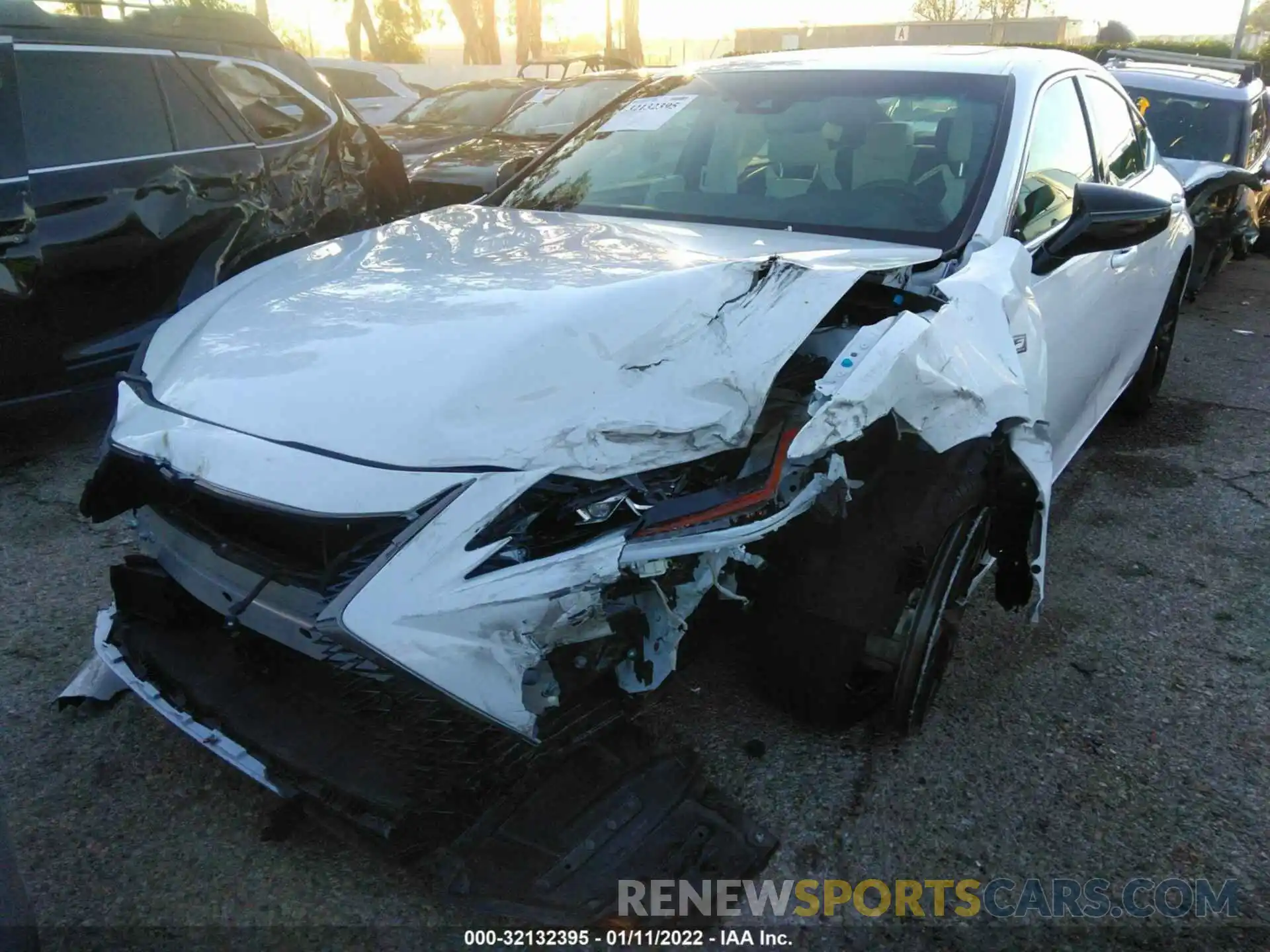 2 Photograph of a damaged car 58AHZ1B14MU090440 LEXUS ES 2021