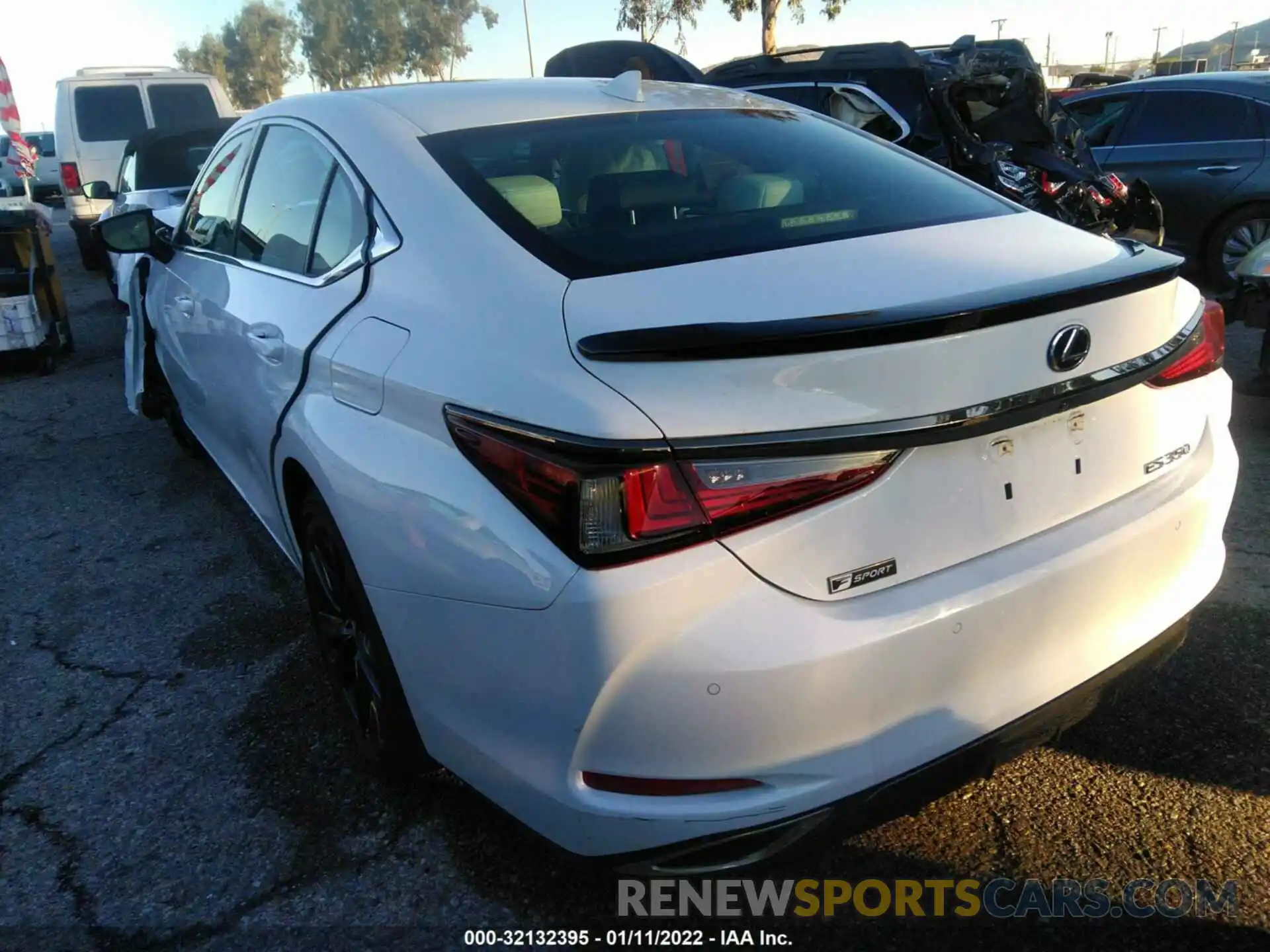 3 Photograph of a damaged car 58AHZ1B14MU090440 LEXUS ES 2021