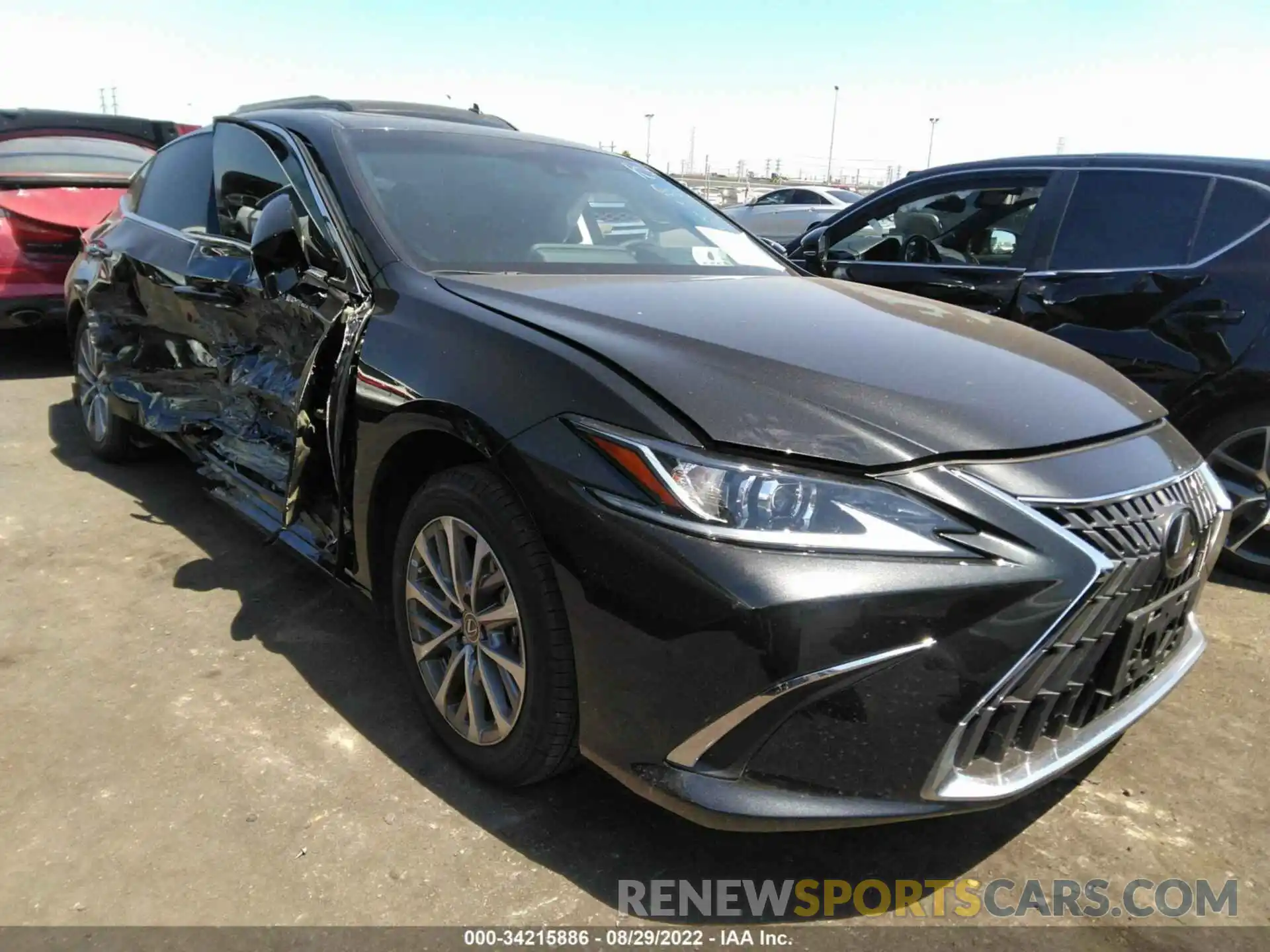 1 Photograph of a damaged car 58ACZ1B10NU123512 LEXUS ES 2022