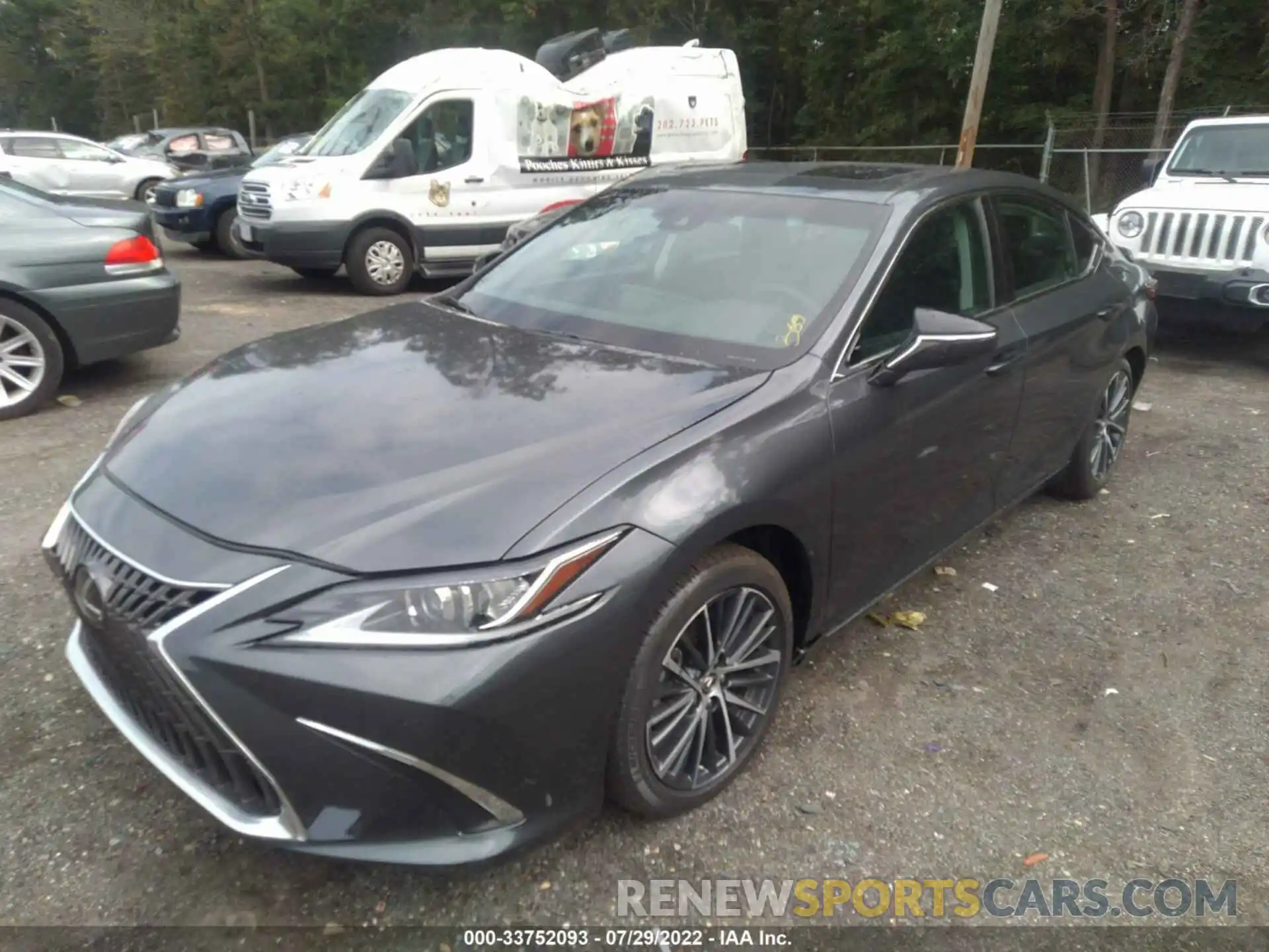 2 Photograph of a damaged car 58AD11D13NU008976 LEXUS ES 2022