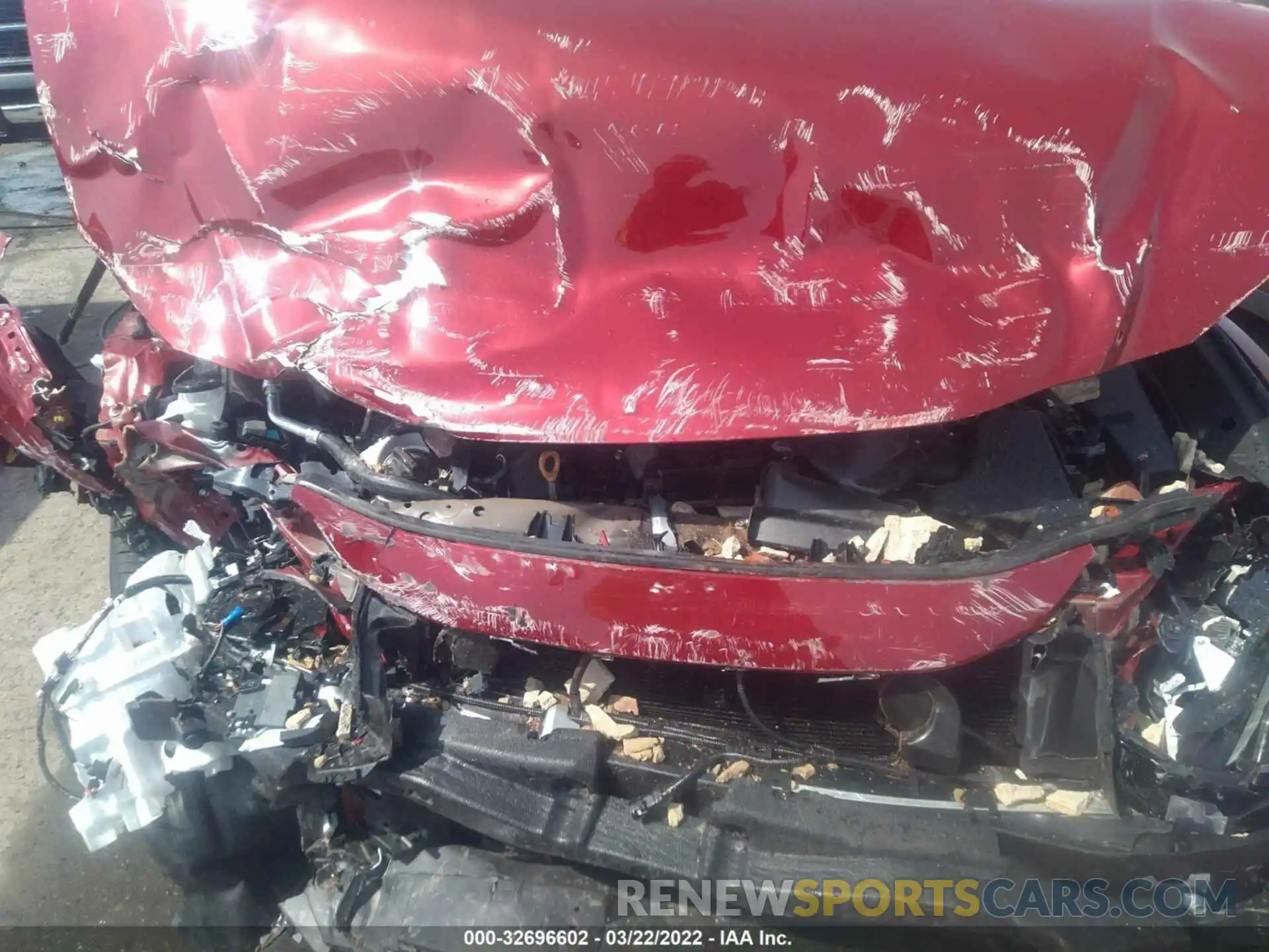 10 Photograph of a damaged car 58ADZ1B10NU121327 LEXUS ES 2022