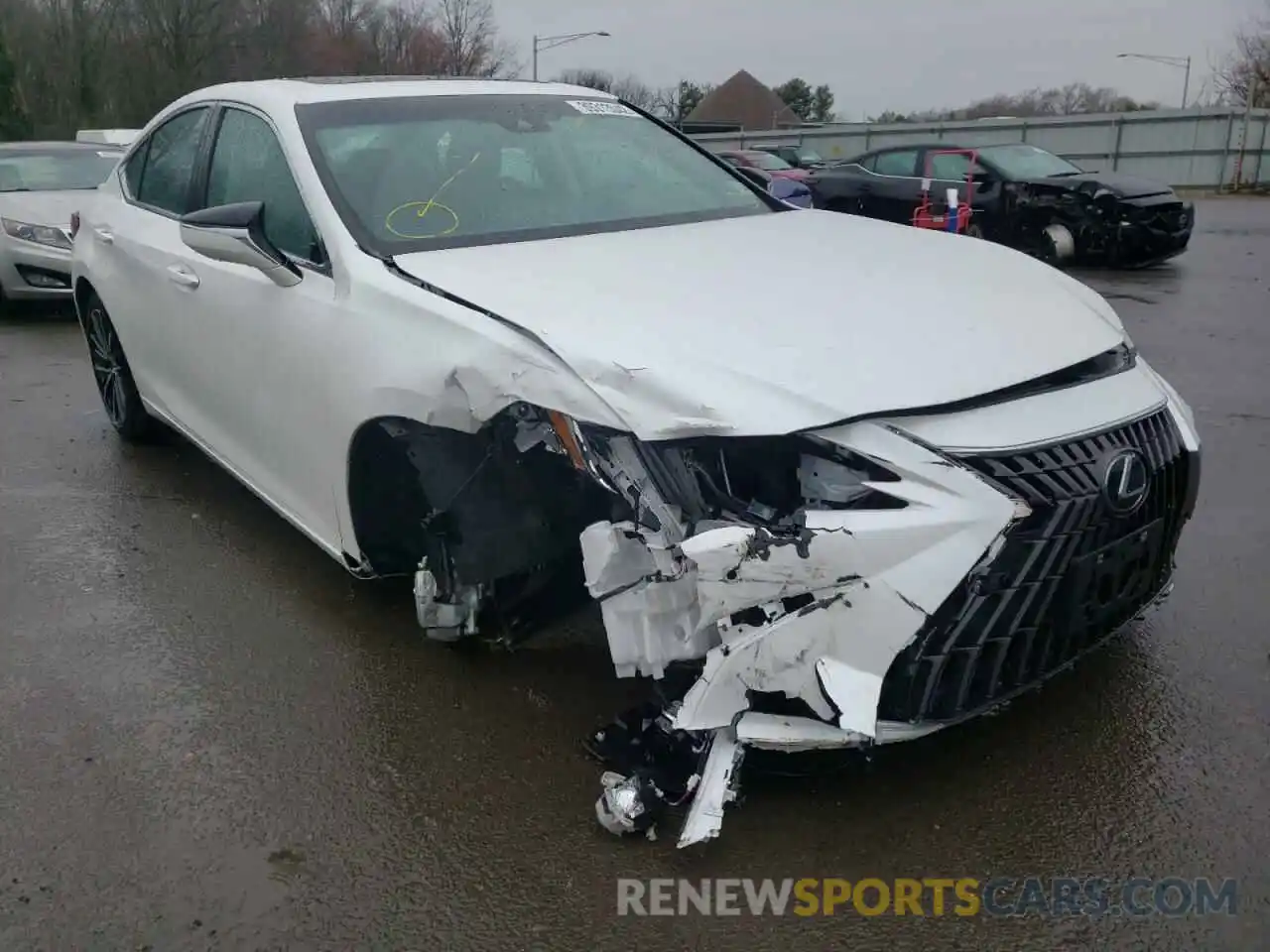 1 Photograph of a damaged car 58ADZ1B11NU111518 LEXUS ES 2022