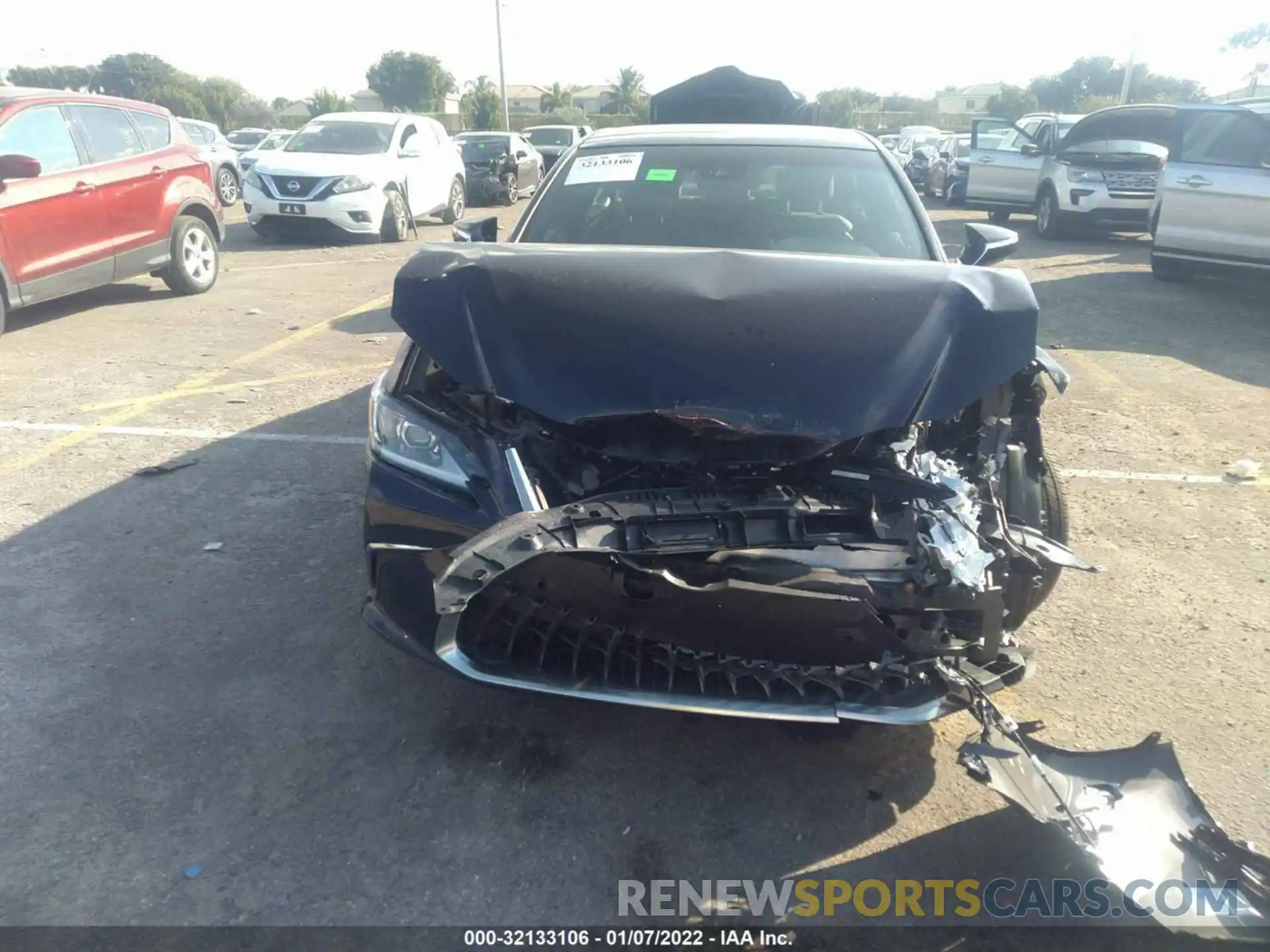 6 Photograph of a damaged car 58ADZ1B12NU111981 LEXUS ES 2022