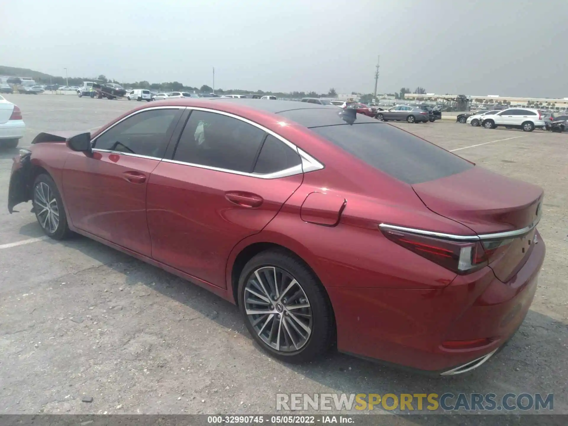 3 Photograph of a damaged car 58ADZ1B12NU121961 LEXUS ES 2022