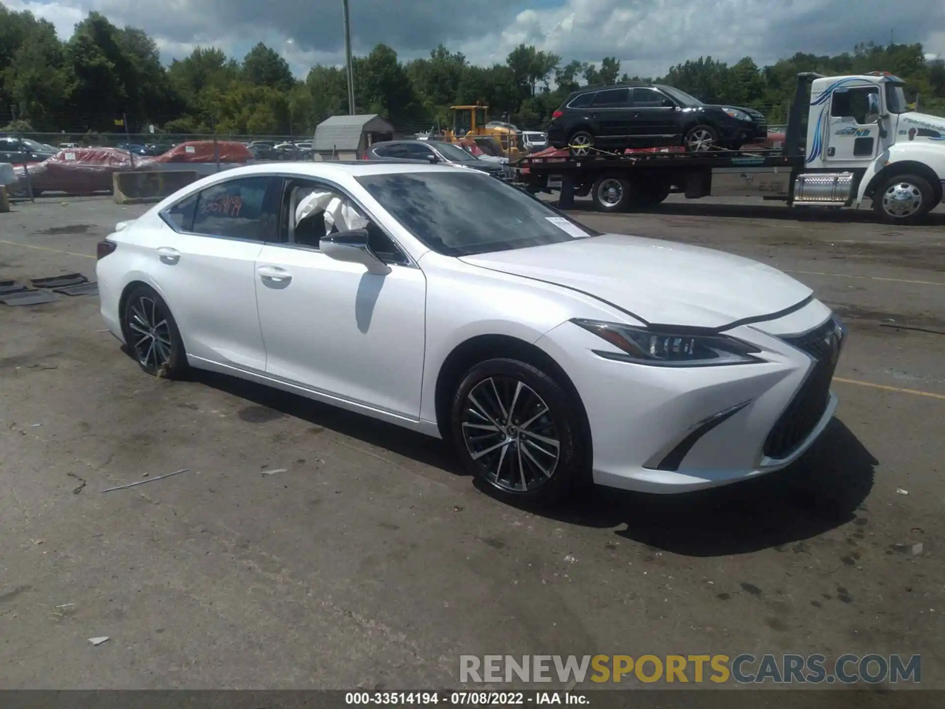 1 Photograph of a damaged car 58ADZ1B13NU128143 LEXUS ES 2022