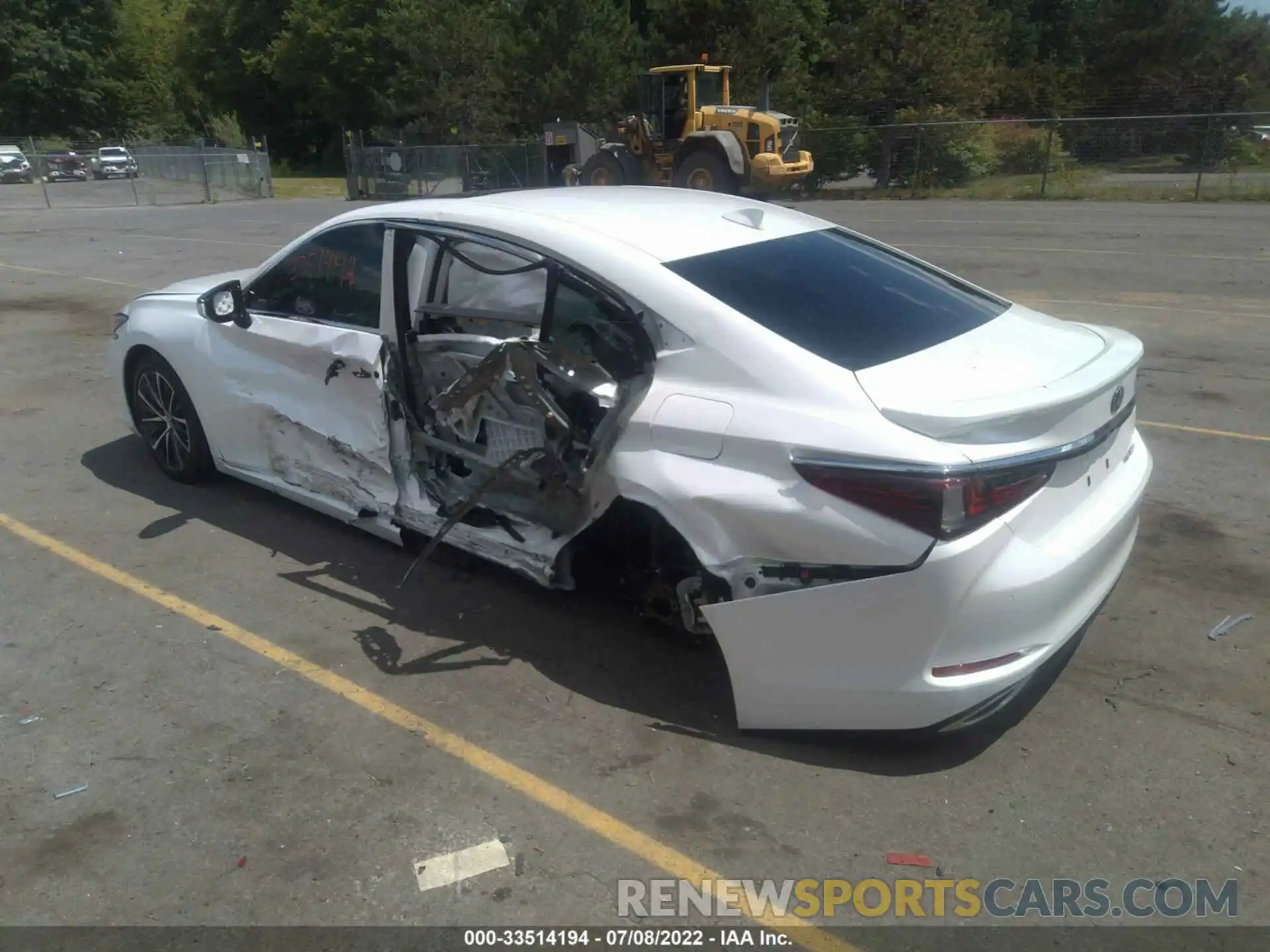 3 Photograph of a damaged car 58ADZ1B13NU128143 LEXUS ES 2022