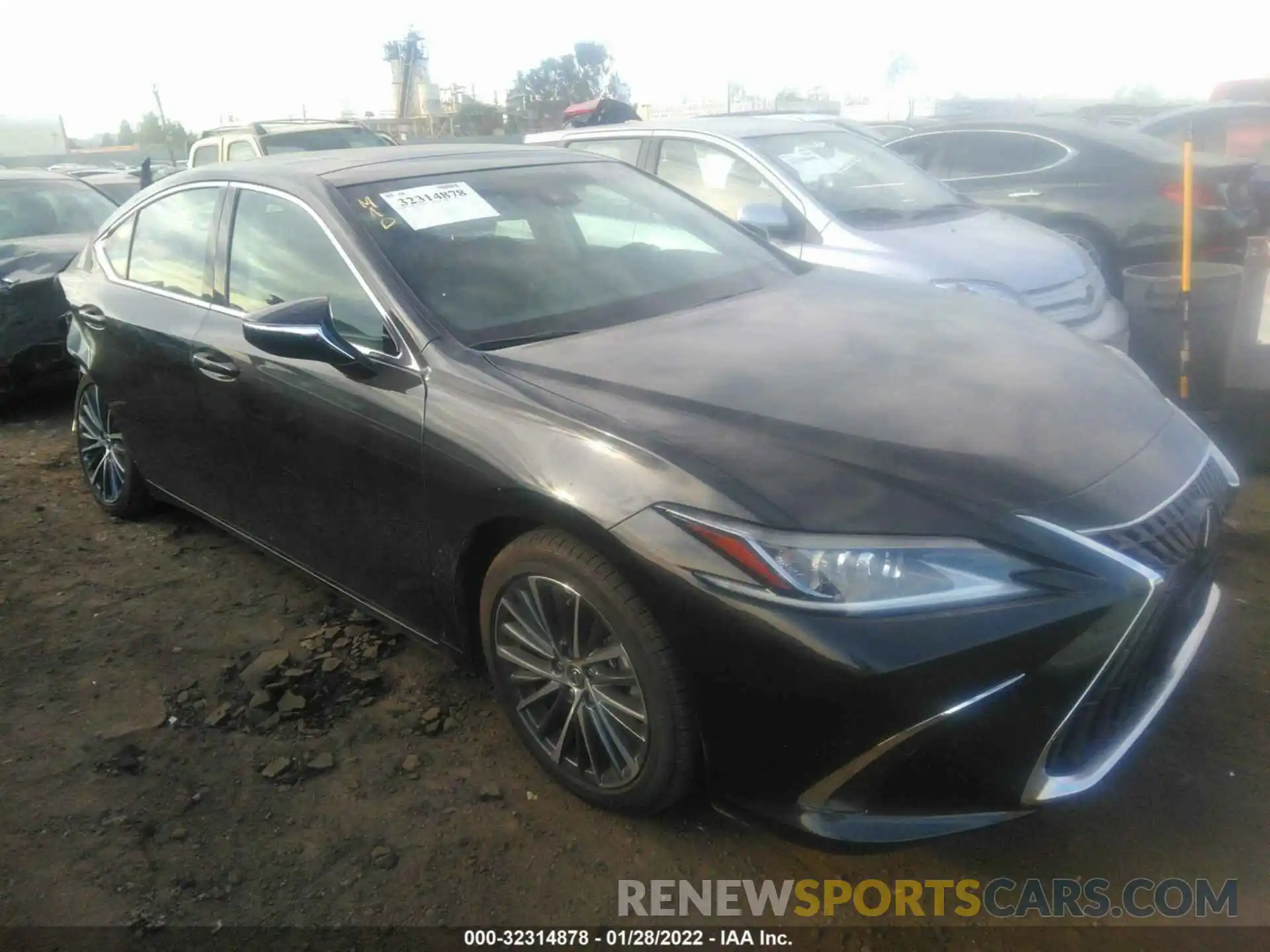 1 Photograph of a damaged car 58ADZ1B16NU113118 LEXUS ES 2022