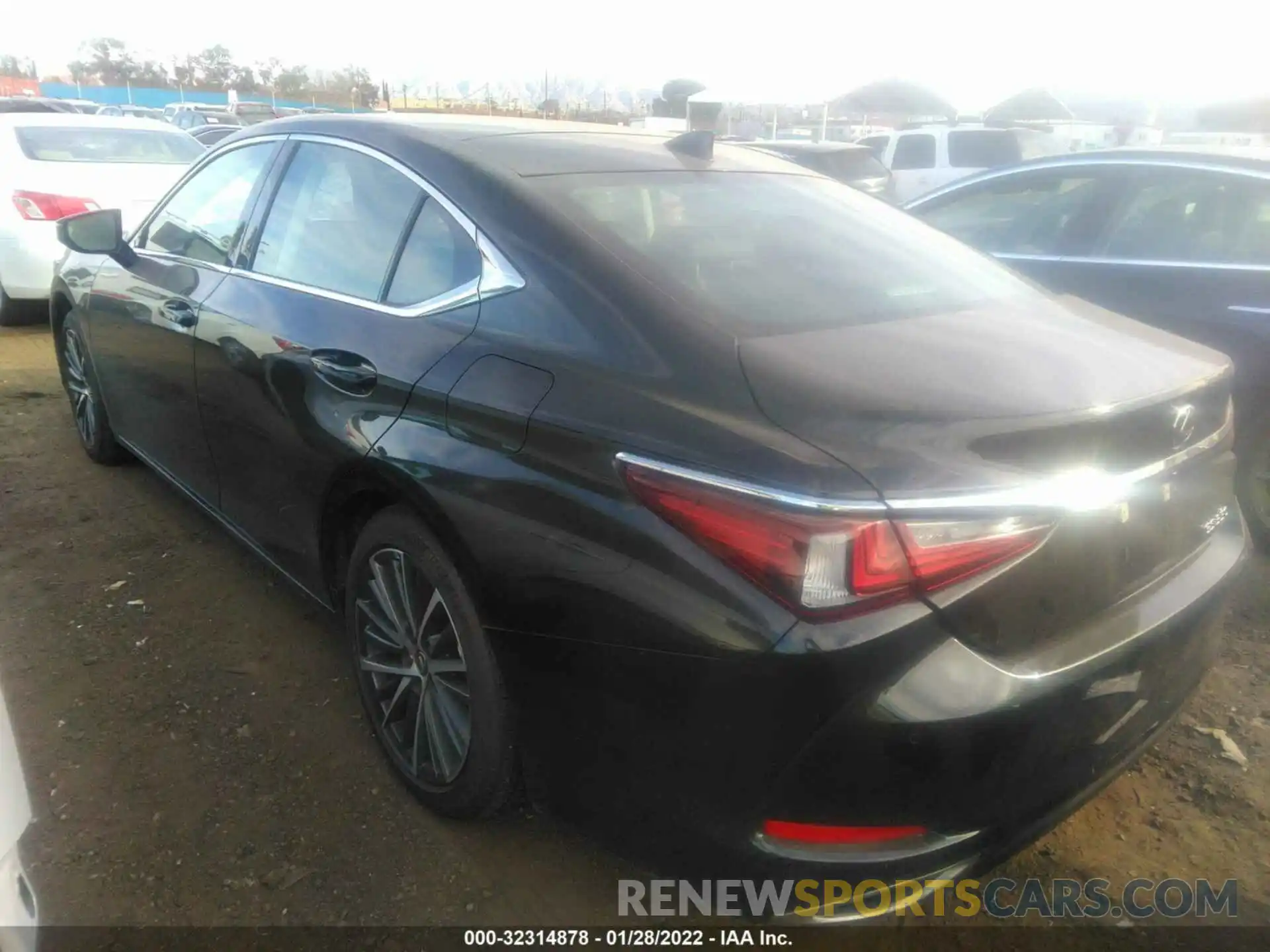 3 Photograph of a damaged car 58ADZ1B16NU113118 LEXUS ES 2022