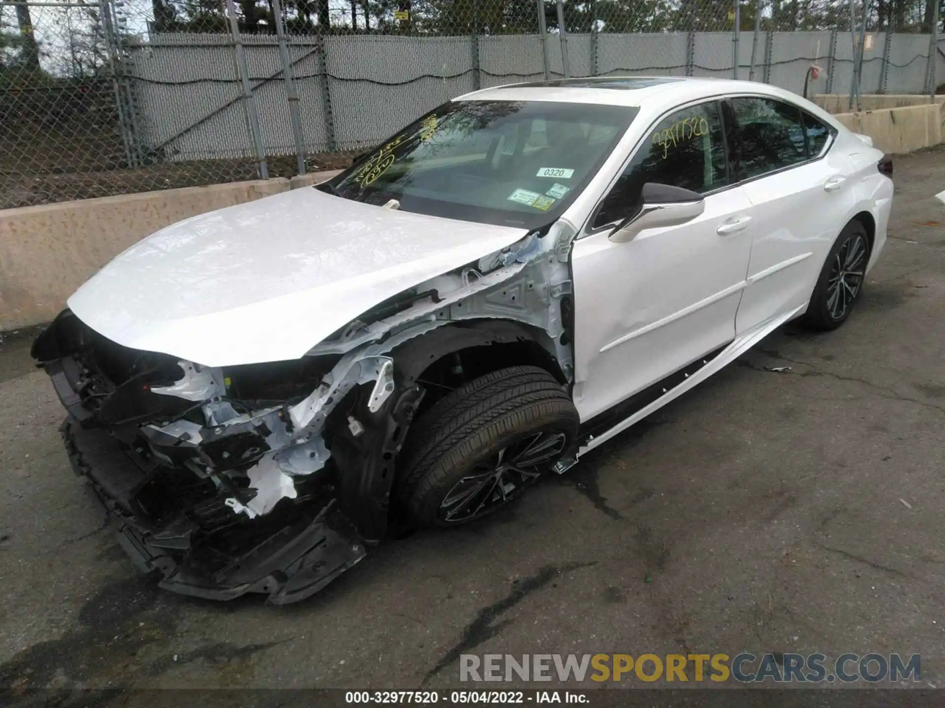 2 Photograph of a damaged car 58ADZ1B18NU115615 LEXUS ES 2022