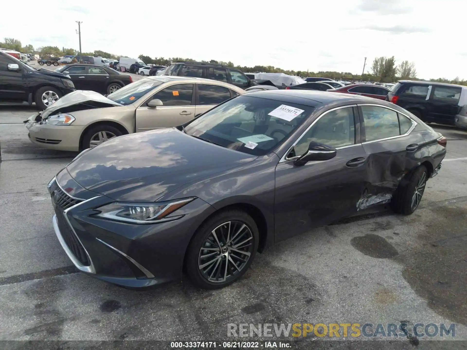 2 Photograph of a damaged car 58ADZ1B1XNU122212 LEXUS ES 2022