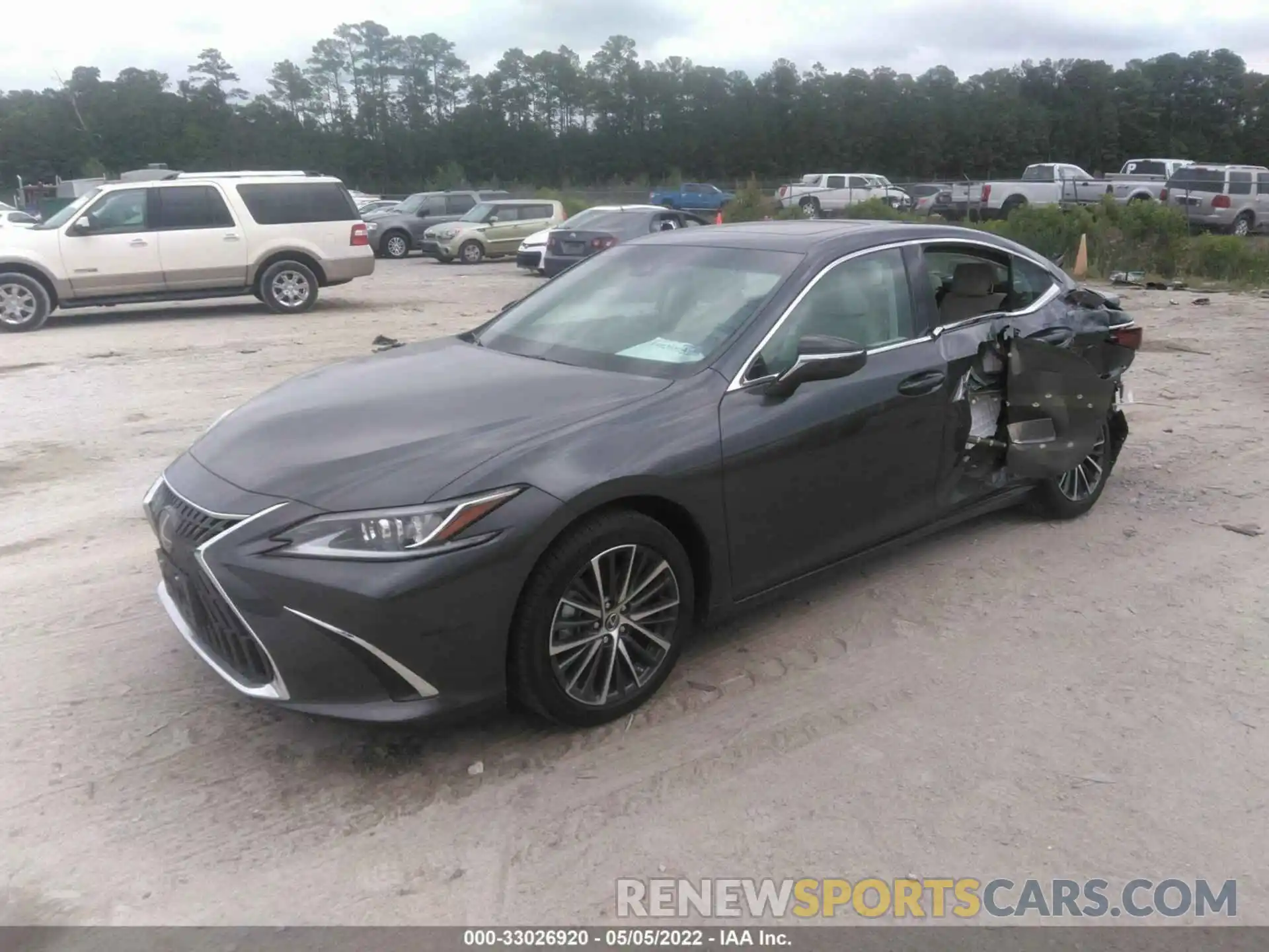 2 Photograph of a damaged car 58ADZ1B1XNU126891 LEXUS ES 2022