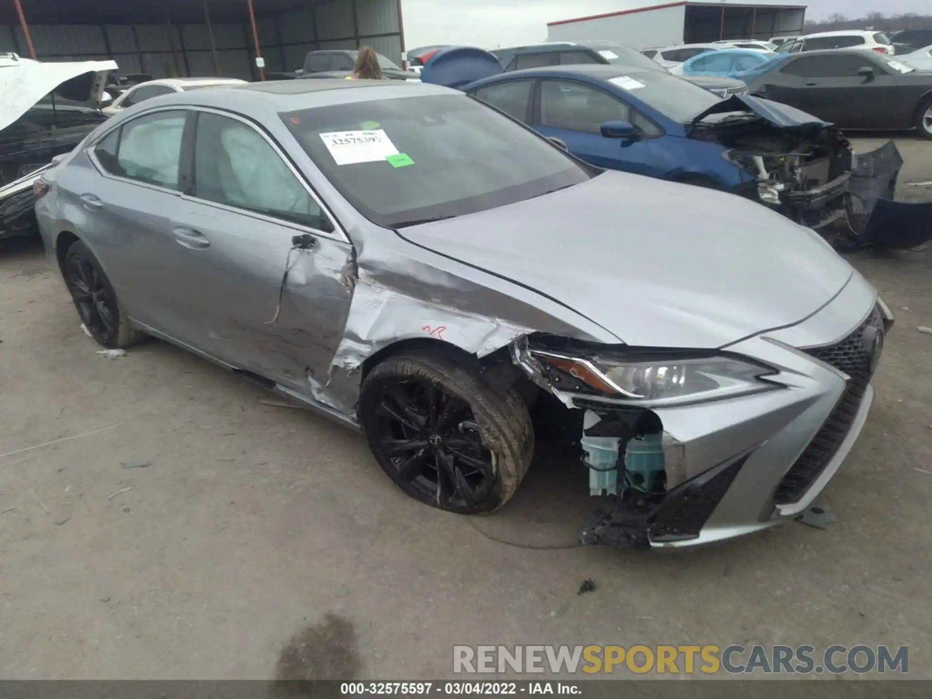 1 Photograph of a damaged car 58AGZ1B15NU119313 LEXUS ES 2022