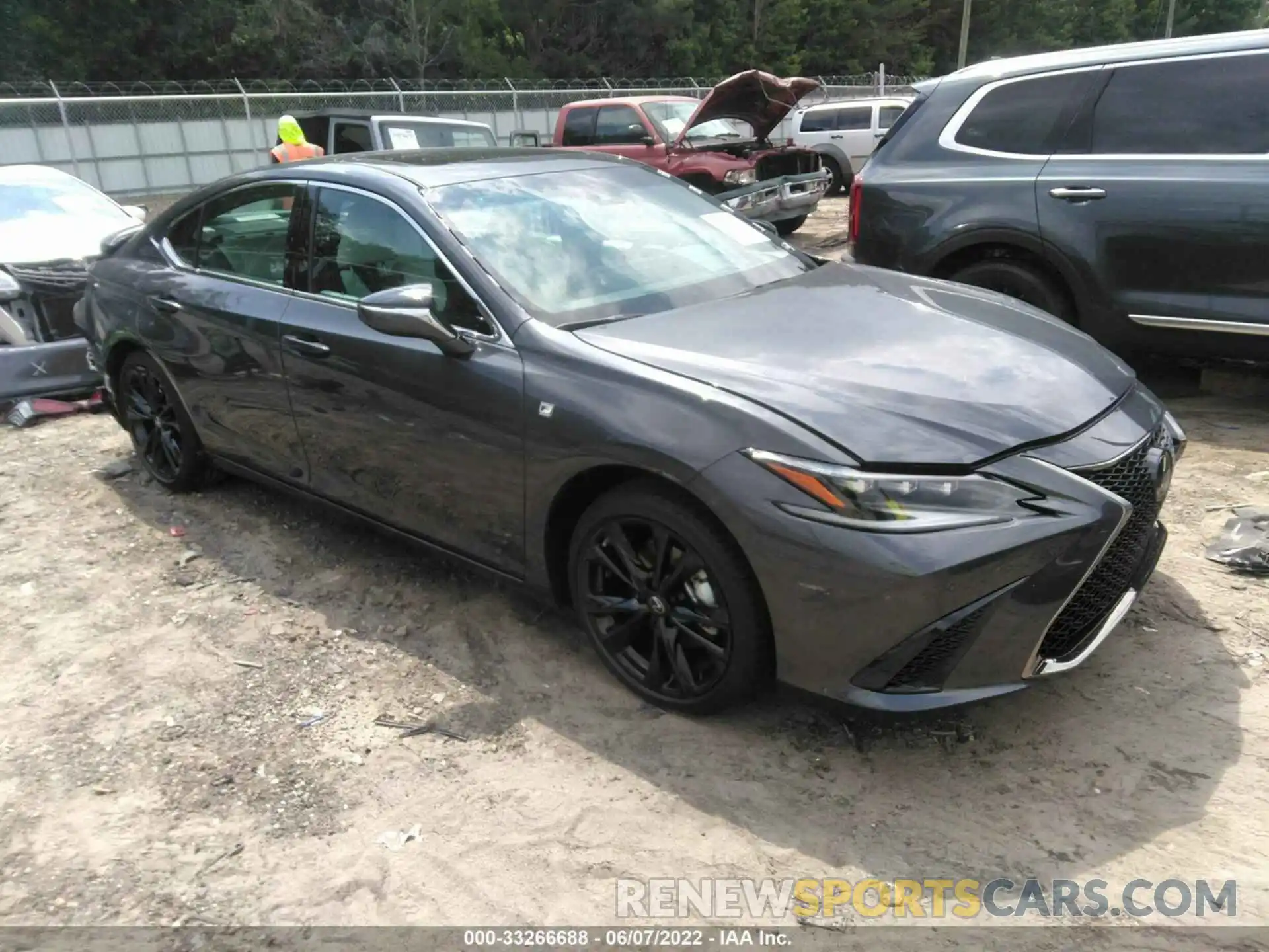 1 Photograph of a damaged car 58AGZ1B15NU128514 LEXUS ES 2022