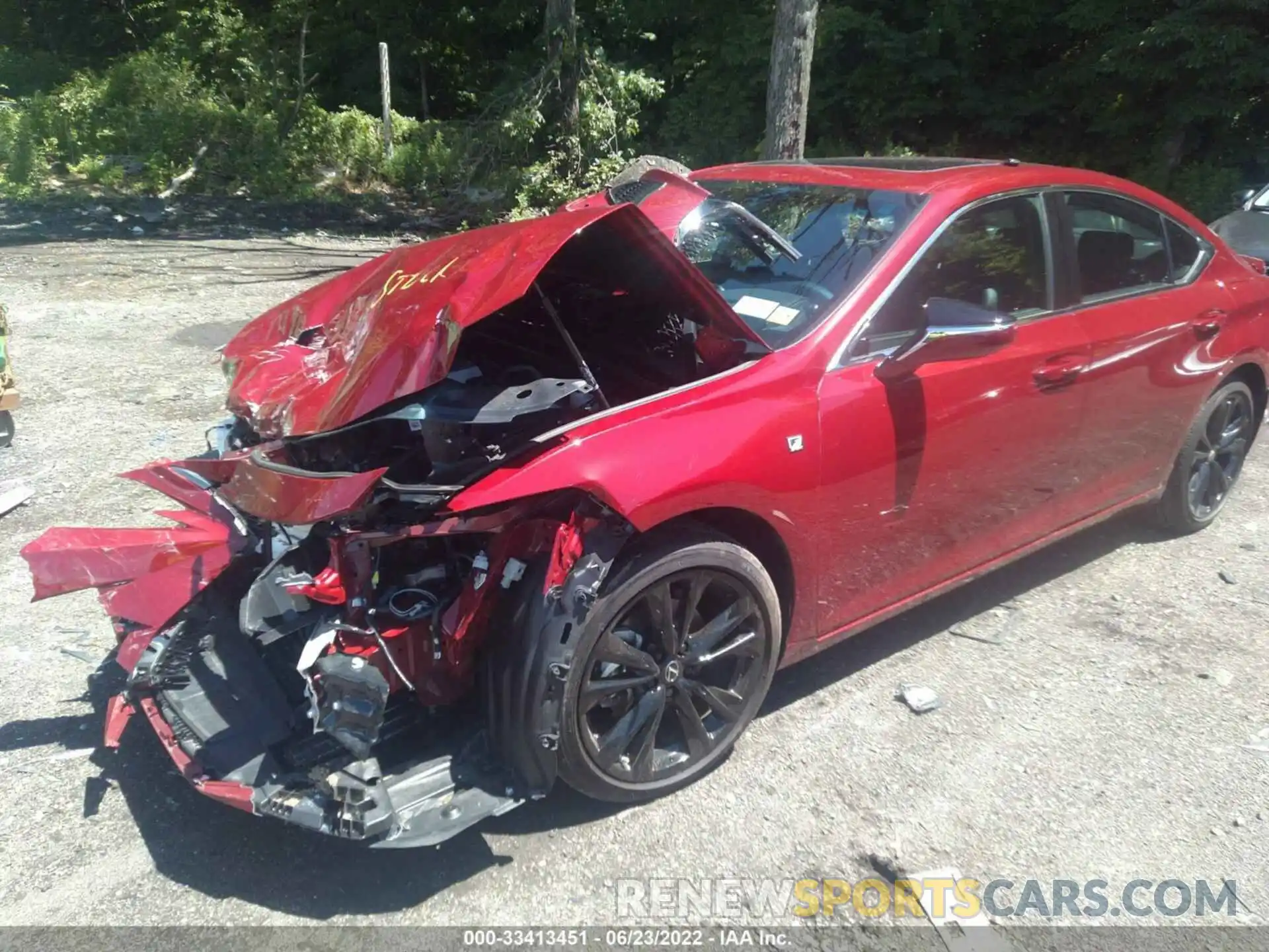 2 Photograph of a damaged car 58AGZ1B16NU117456 LEXUS ES 2022