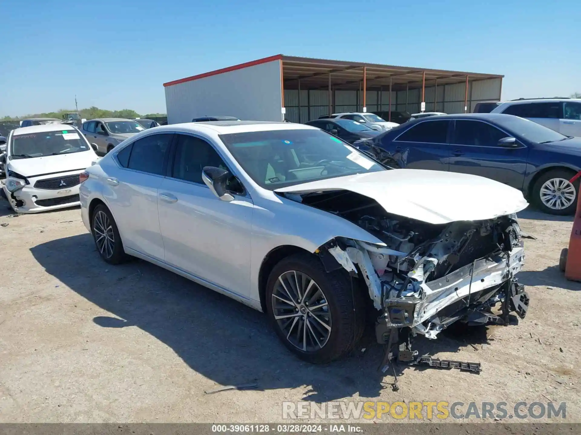 1 Photograph of a damaged car 58ADA1C16PU029552 LEXUS ES 2023