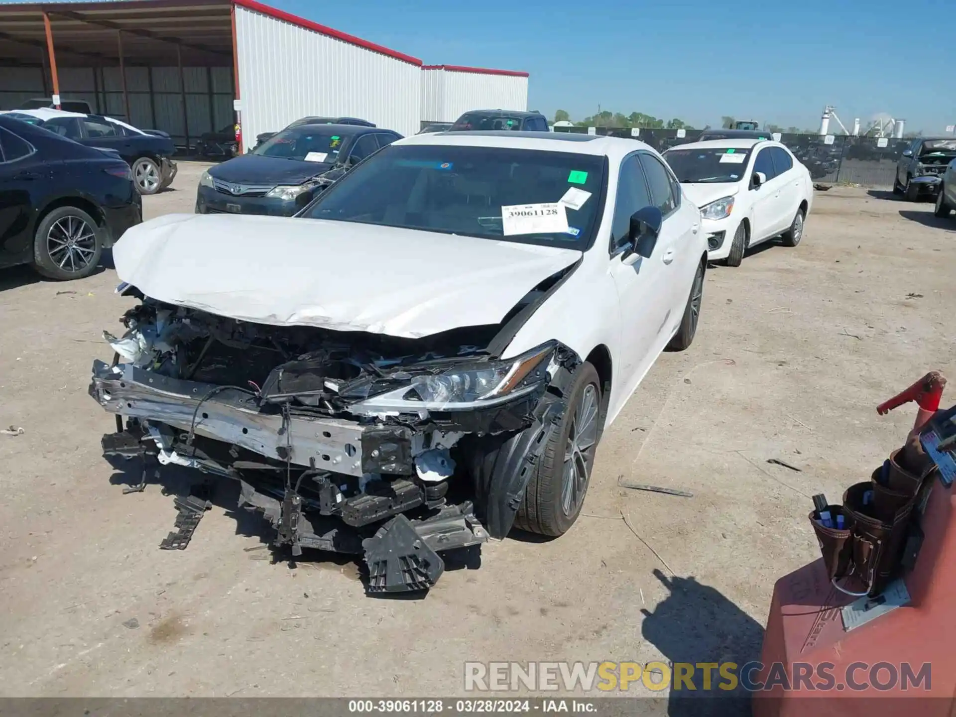 2 Photograph of a damaged car 58ADA1C16PU029552 LEXUS ES 2023