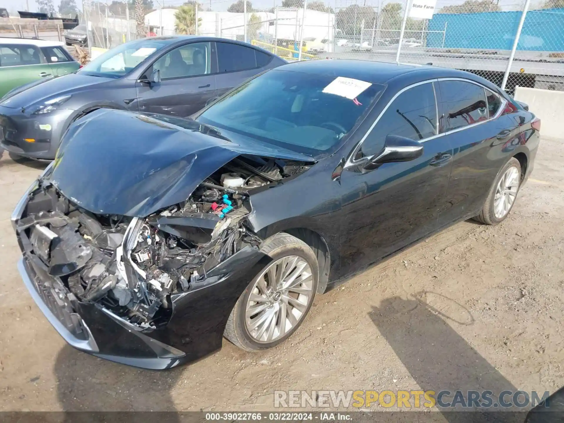 2 Photograph of a damaged car 58AEA1C12PU027771 LEXUS ES 2023