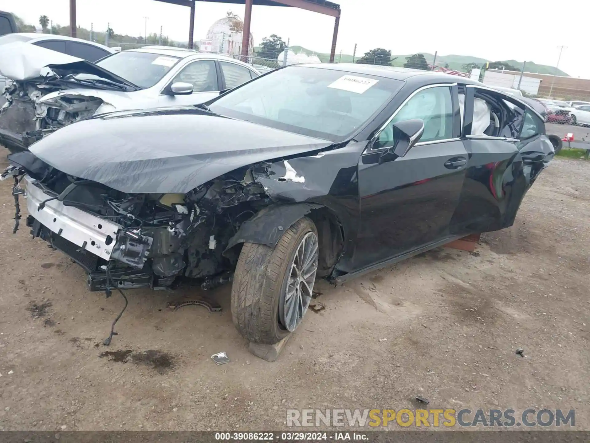 2 Photograph of a damaged car 58ADA1C11RU039330 LEXUS ES 2024