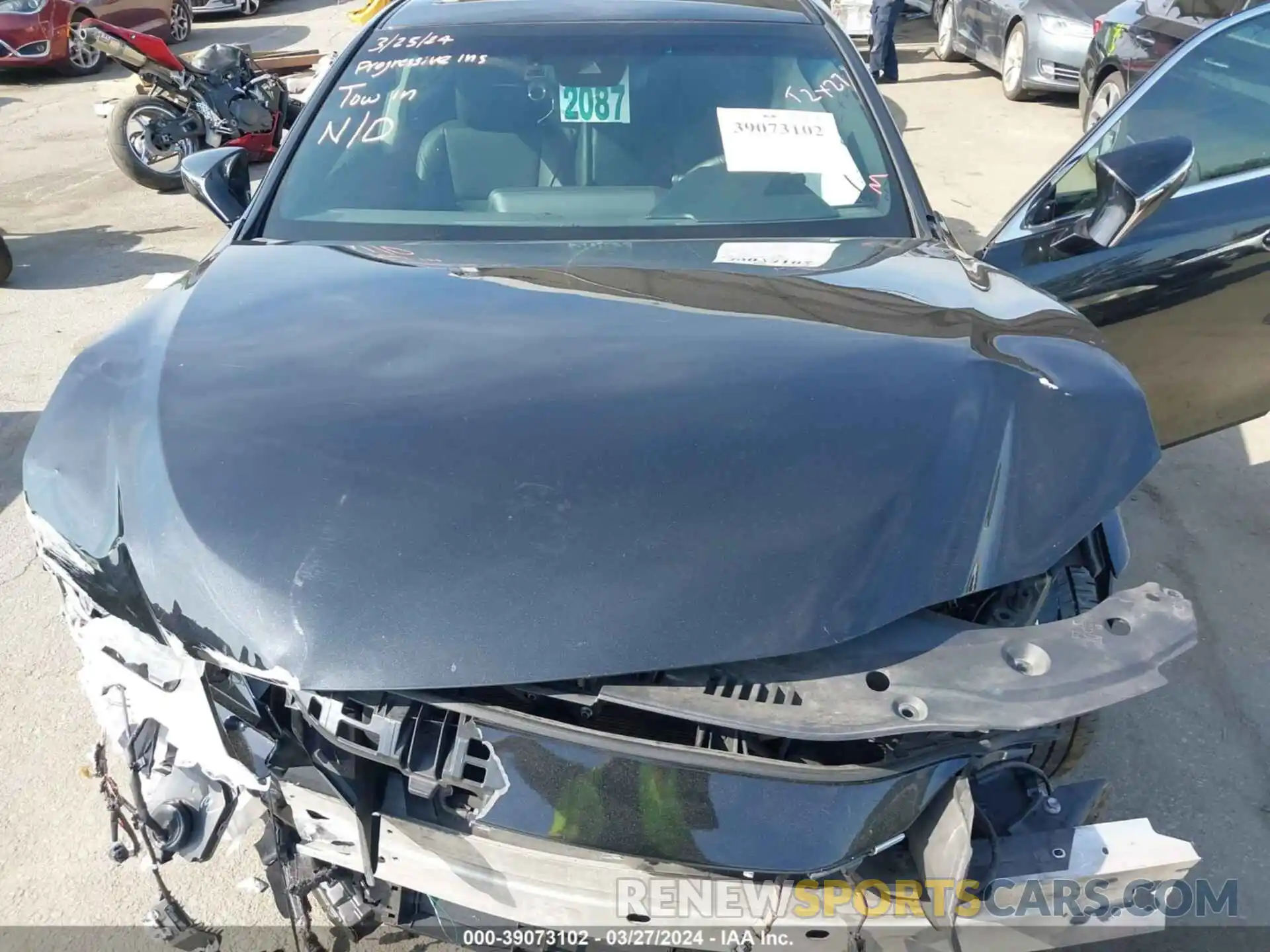 10 Photograph of a damaged car 58AB21B14KU001456 LEXUS ES 300H 2019