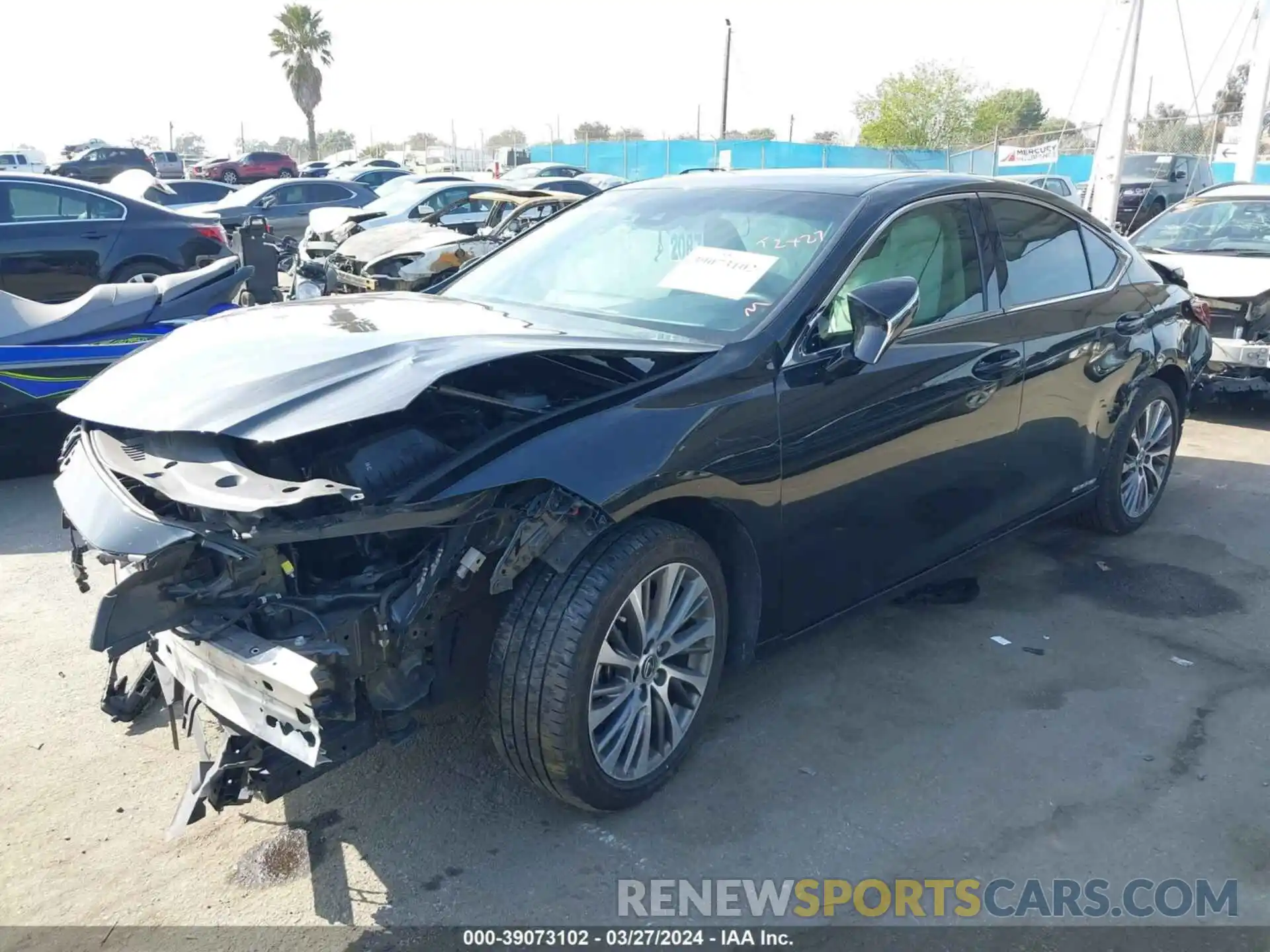 2 Photograph of a damaged car 58AB21B14KU001456 LEXUS ES 300H 2019