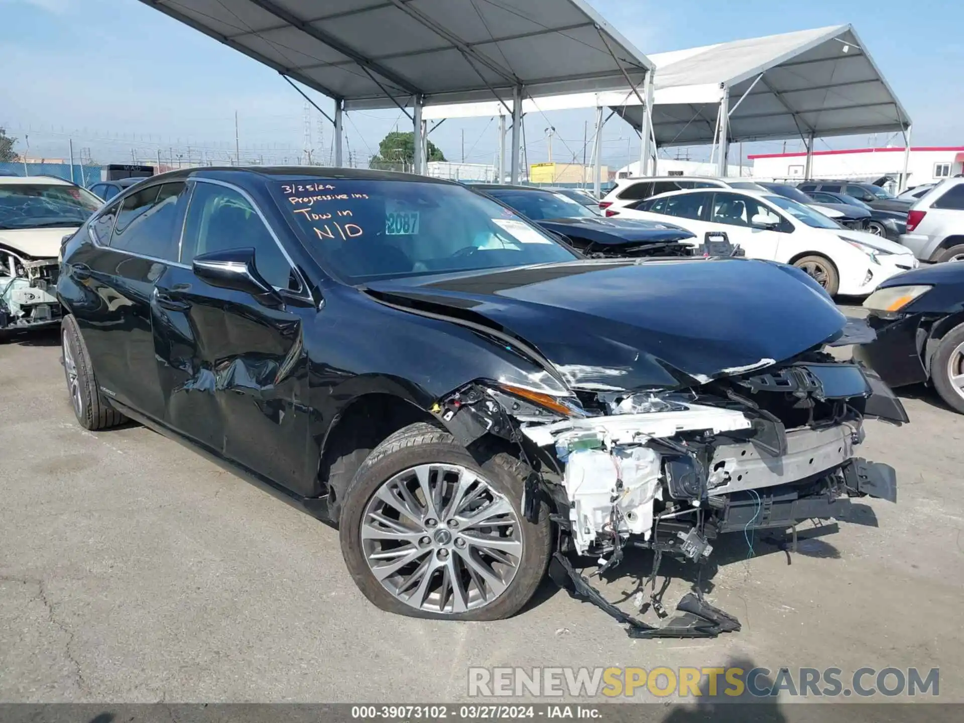 6 Photograph of a damaged car 58AB21B14KU001456 LEXUS ES 300H 2019