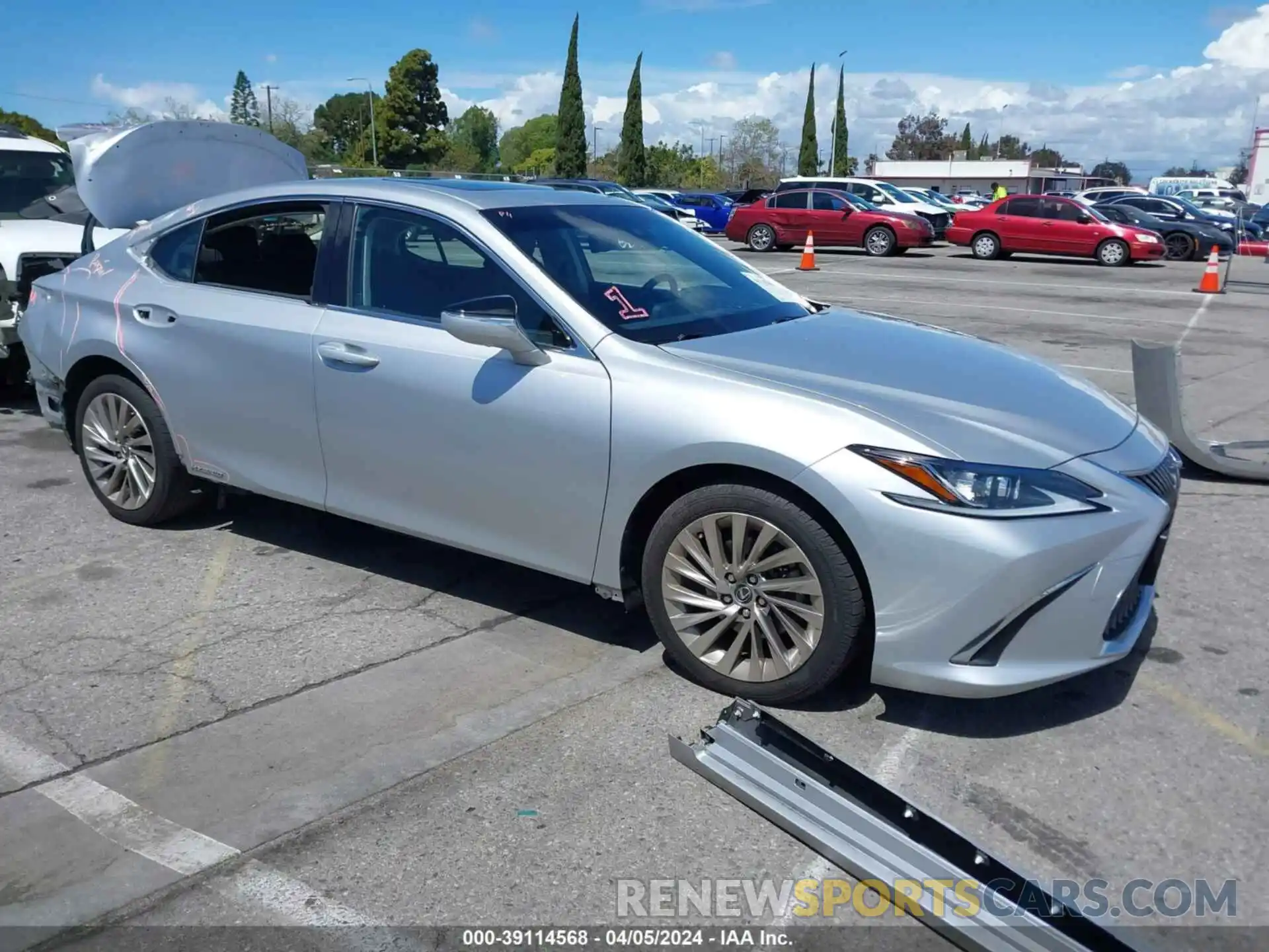 14 Photograph of a damaged car JTHB21B16K2036599 LEXUS ES 300H 2019