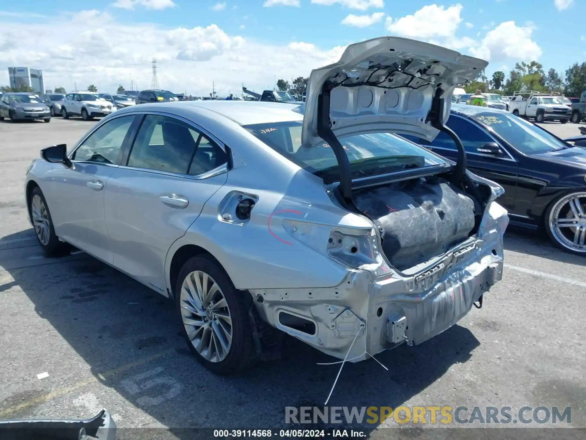 3 Photograph of a damaged car JTHB21B16K2036599 LEXUS ES 300H 2019