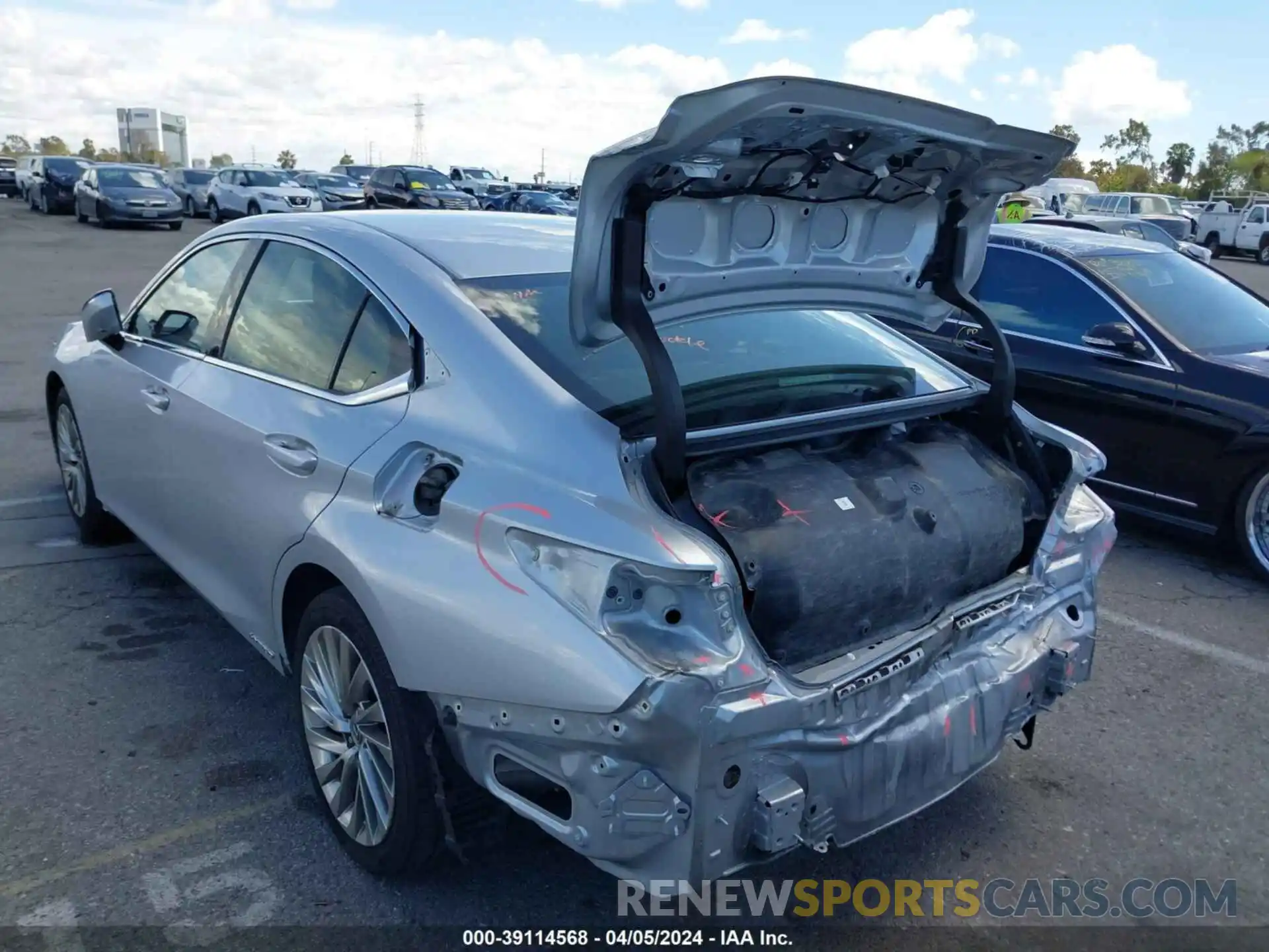 6 Photograph of a damaged car JTHB21B16K2036599 LEXUS ES 300H 2019