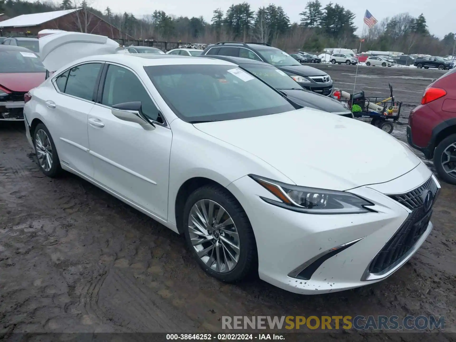 1 Photograph of a damaged car 58AEA1C11NU015866 LEXUS ES 300H 2022