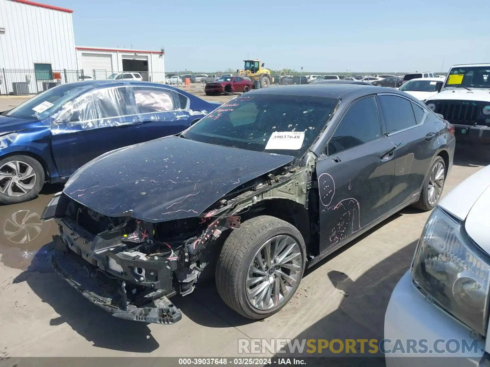 2 Photograph of a damaged car 58AFA1C12NU026136 LEXUS ES 300H 2022