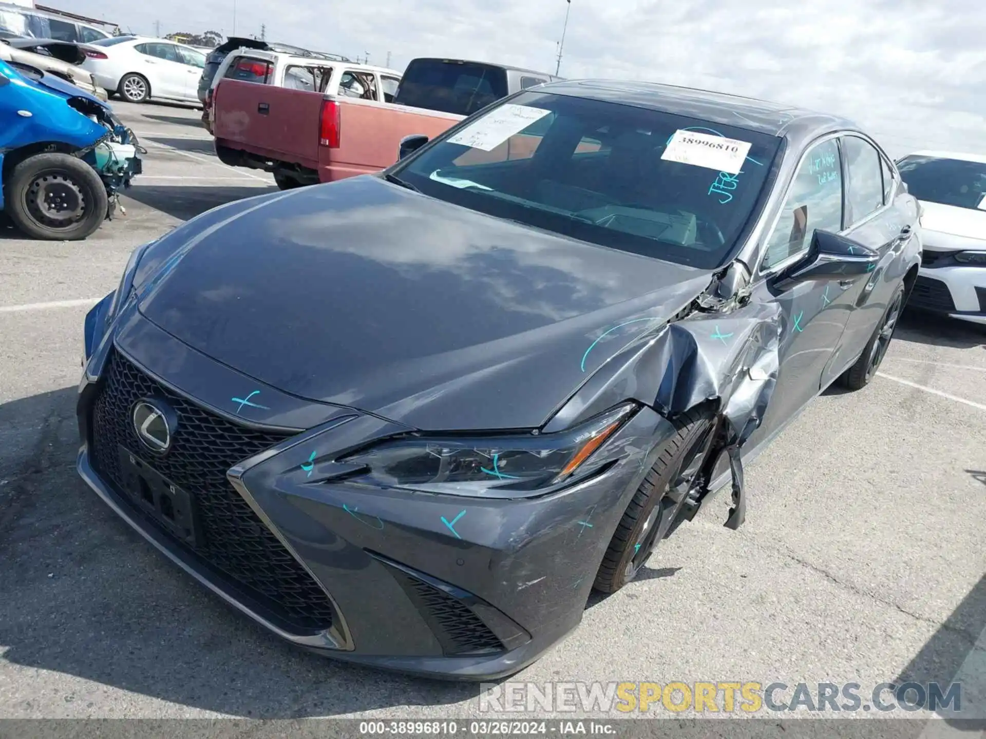 2 Photograph of a damaged car 58ABA1C13PU032948 LEXUS ES 300H 2023