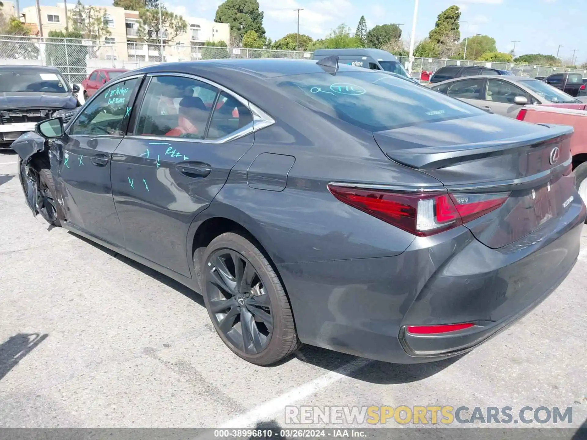 3 Photograph of a damaged car 58ABA1C13PU032948 LEXUS ES 300H 2023